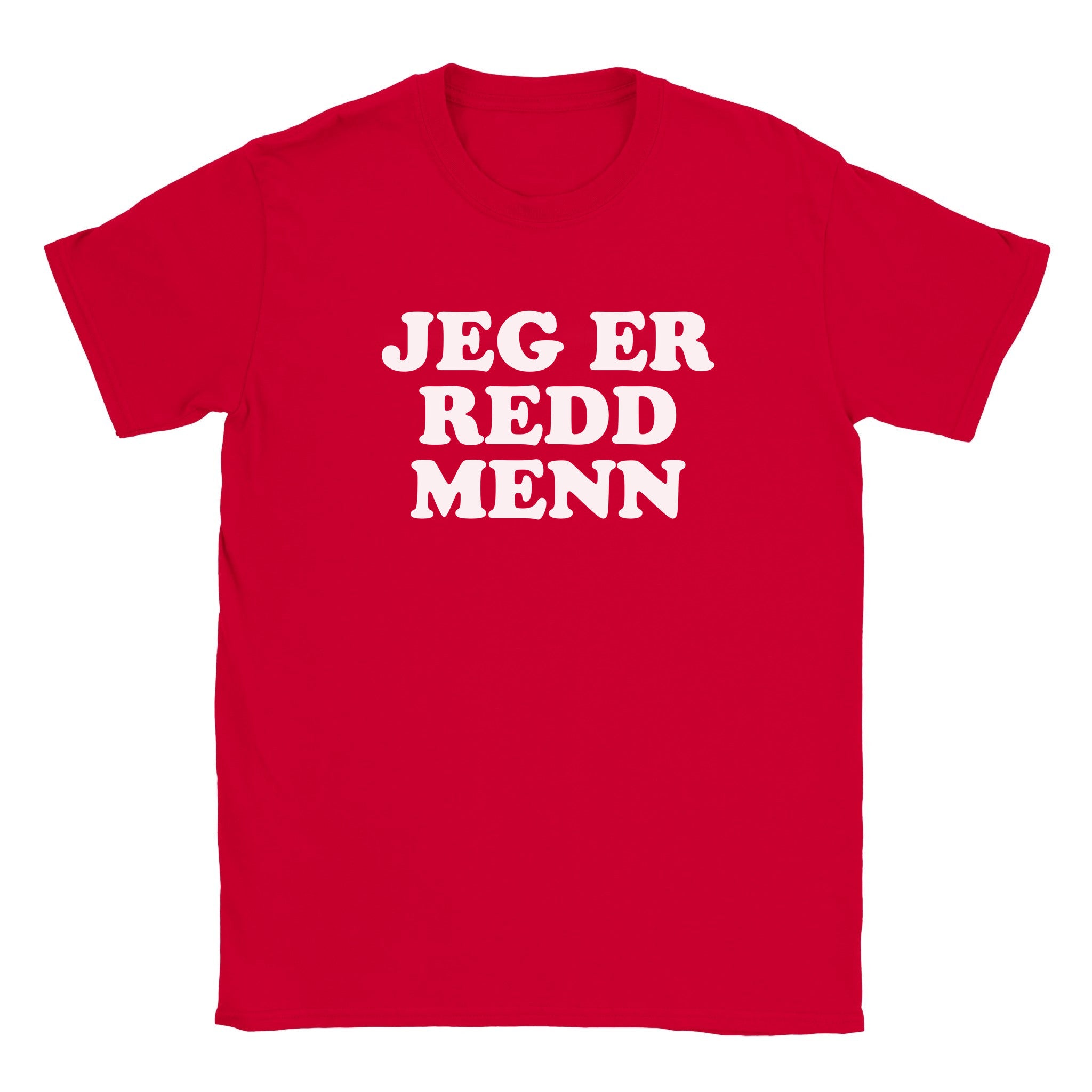 Jeg er redd menn - Baby tee – Red