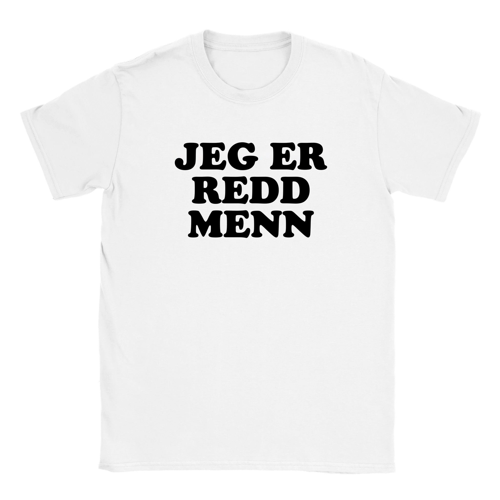 Jeg er redd menn - Baby tee – White