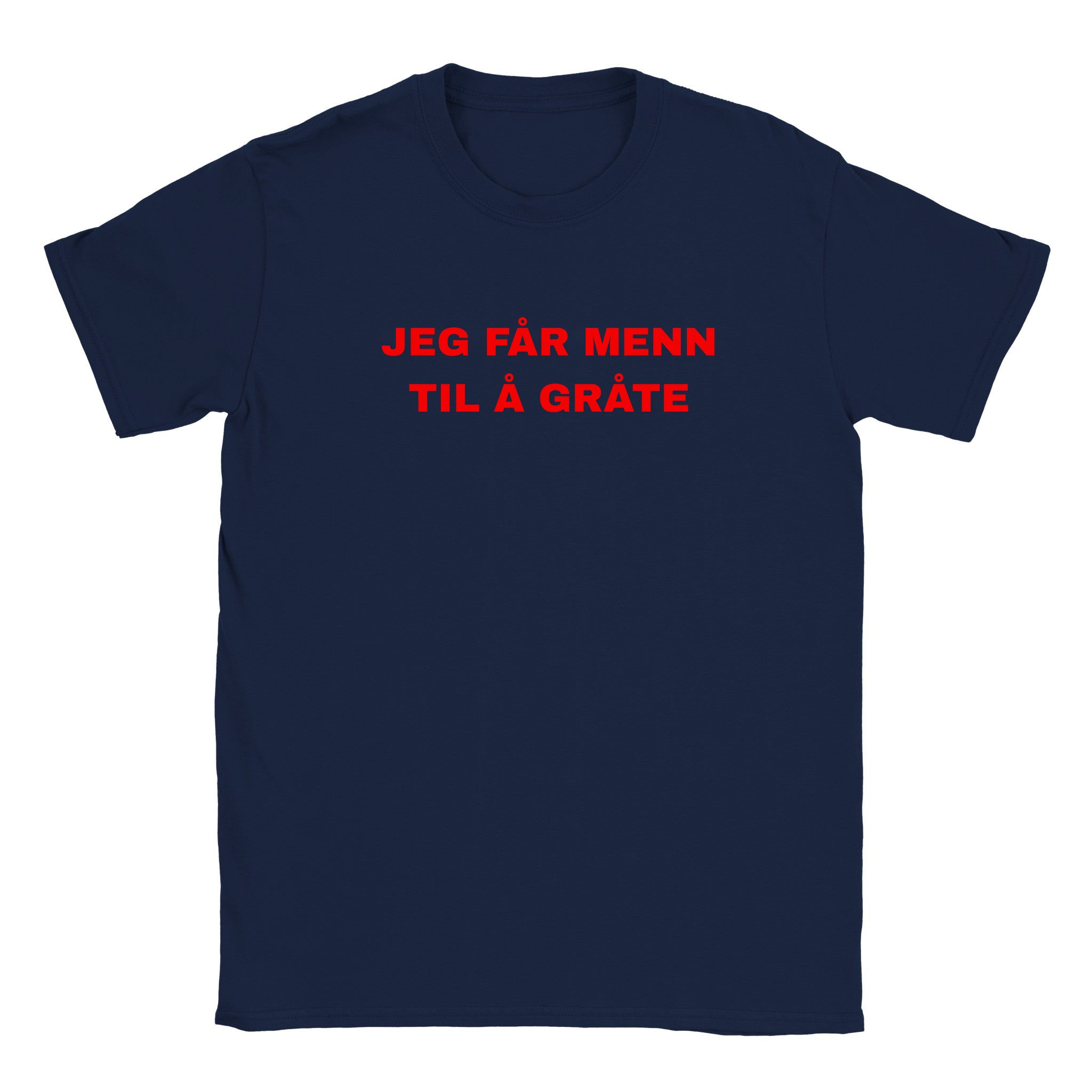 Jeg får menn til å gråte - Baby tee – Navy
