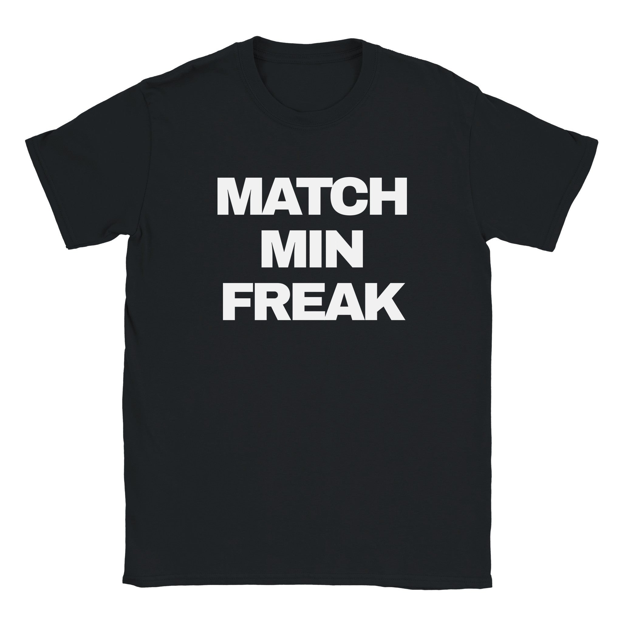 Match min freak - Baby tee – Black