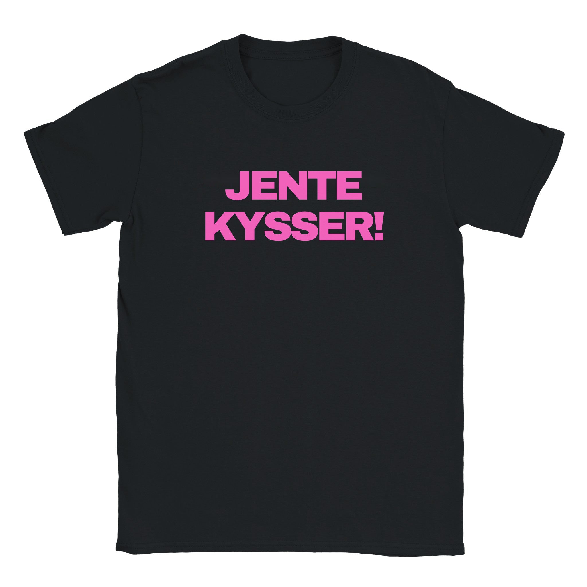 Jente kysser! - Baby tee – Black
