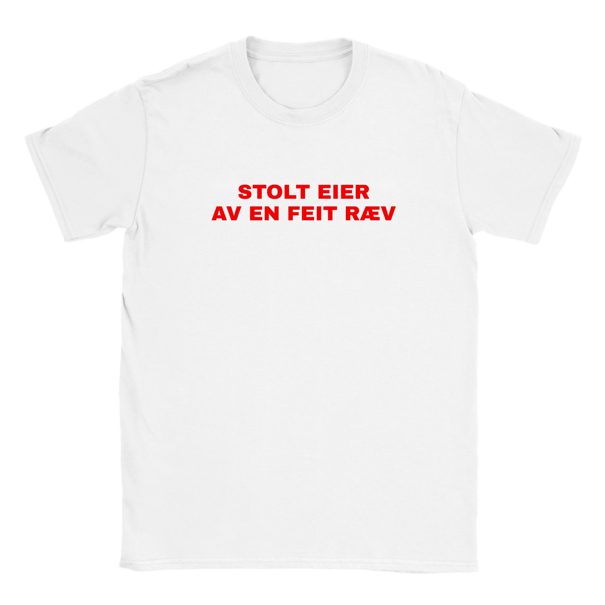 Stolt eier av en feit ræv - Baby tee – White