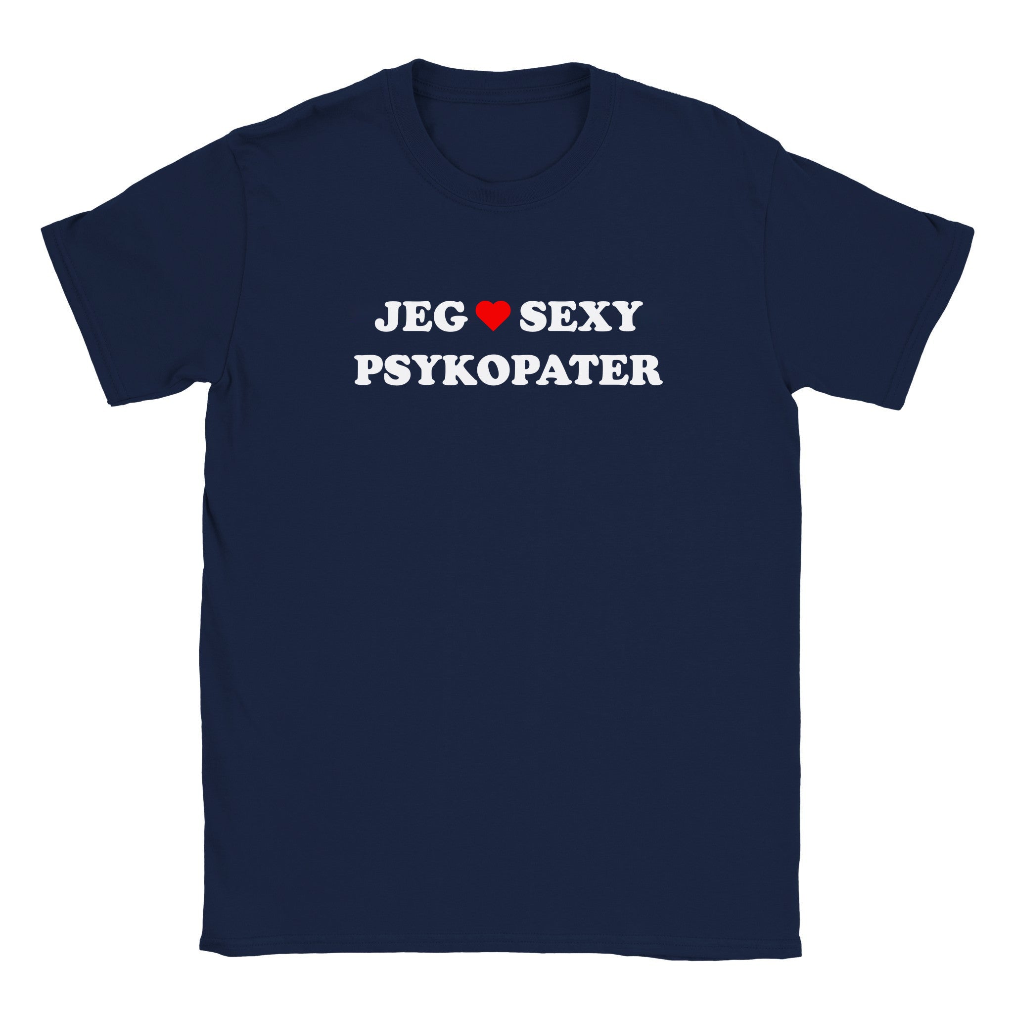 Jeg elsker sexy psykopater - Baby tee – Navy