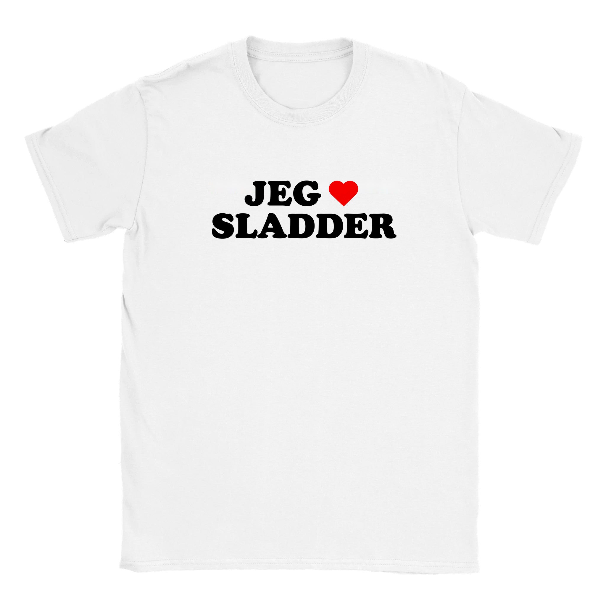 Jeg elsker sladder - Baby tee – White