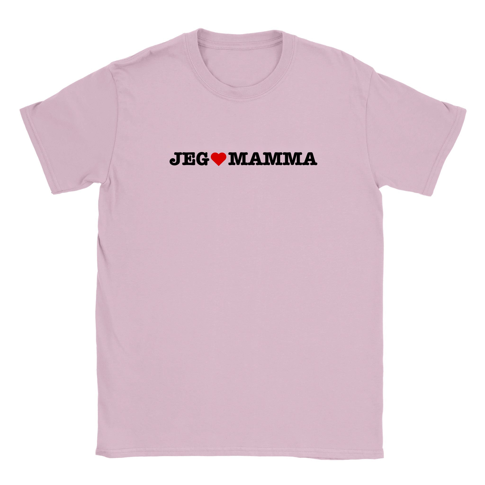 Jeg elsker mamma - Baby tee – Light Pink