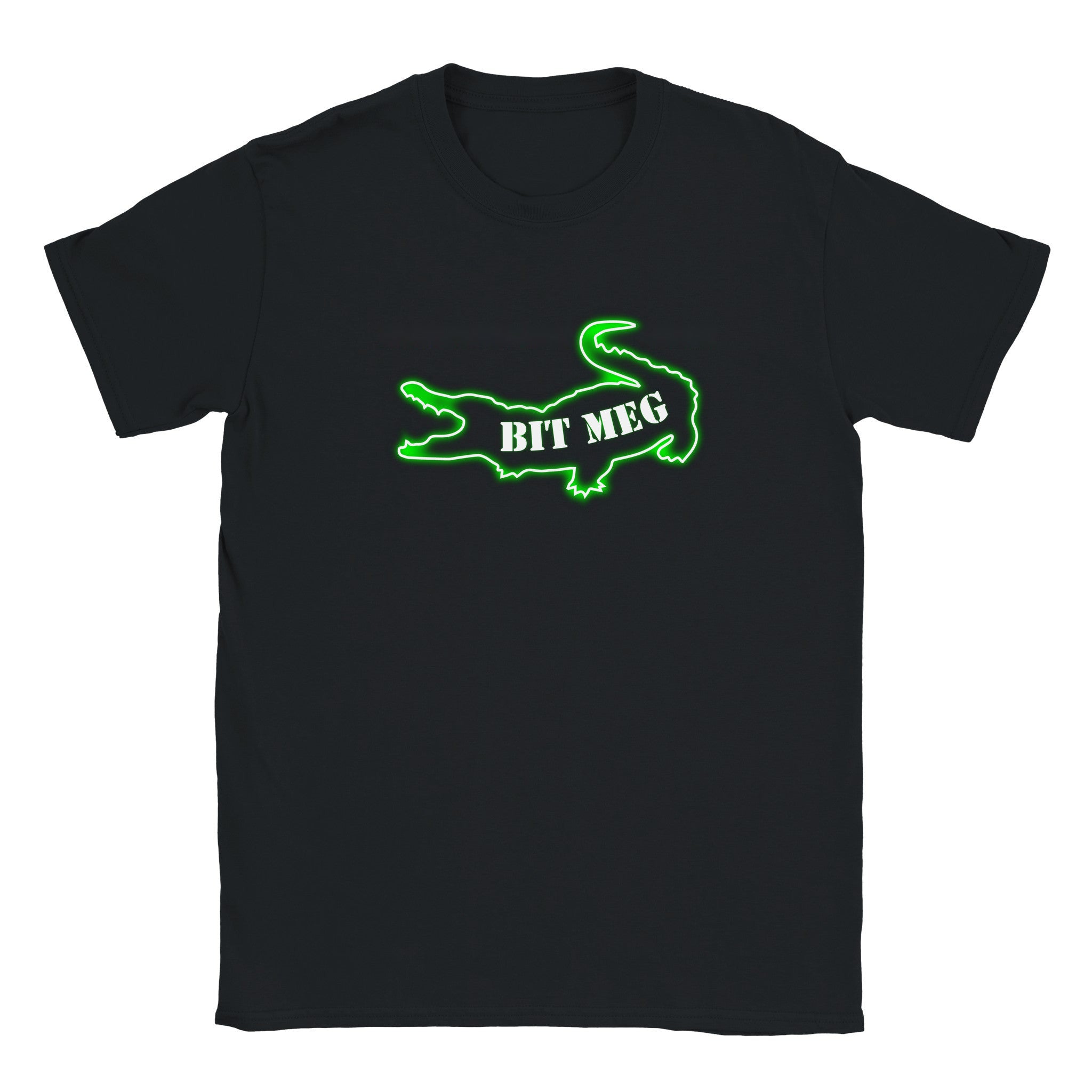 Bite me croc - Baby tee – Black