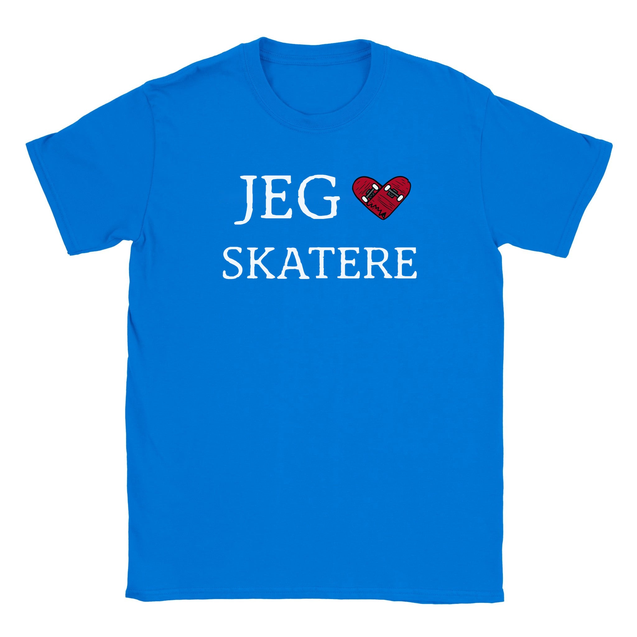 Jeg elsker skatere (design 2) - Baby tee – Royal