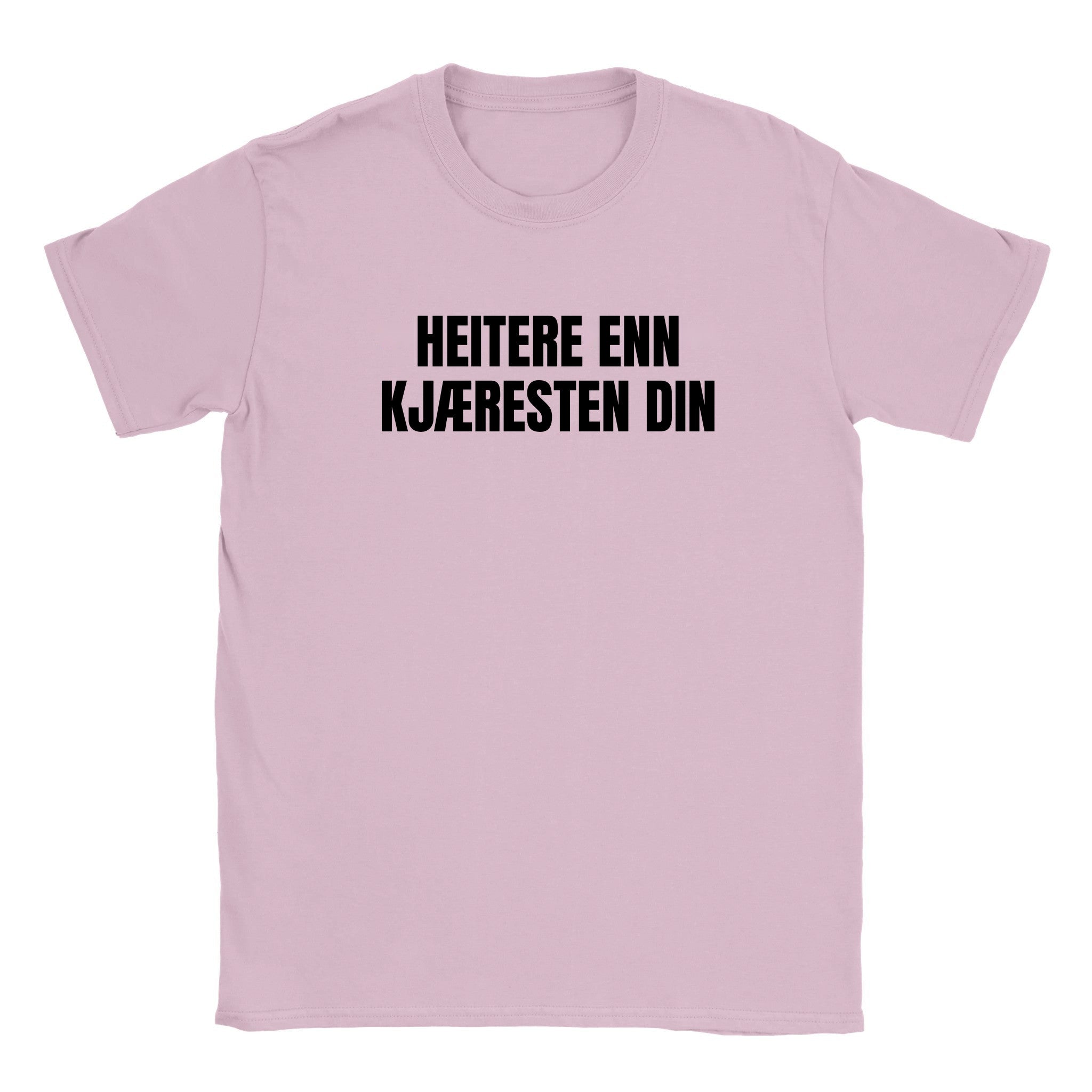 Heitere enn kjæresten din - Baby tee – Light Pink