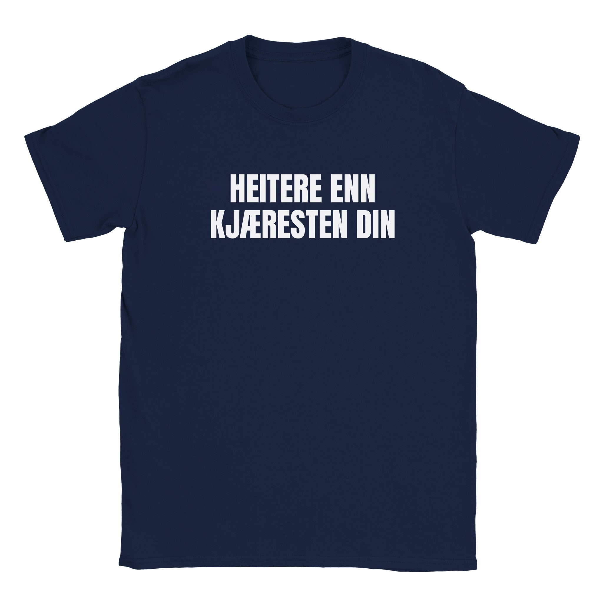 Heitere enn kjæresten din - Baby tee – Navy