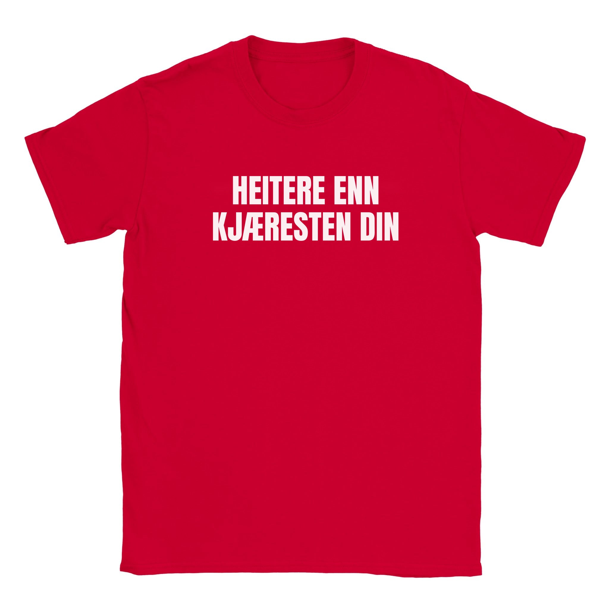Heitere enn kjæresten din - Baby tee – Red