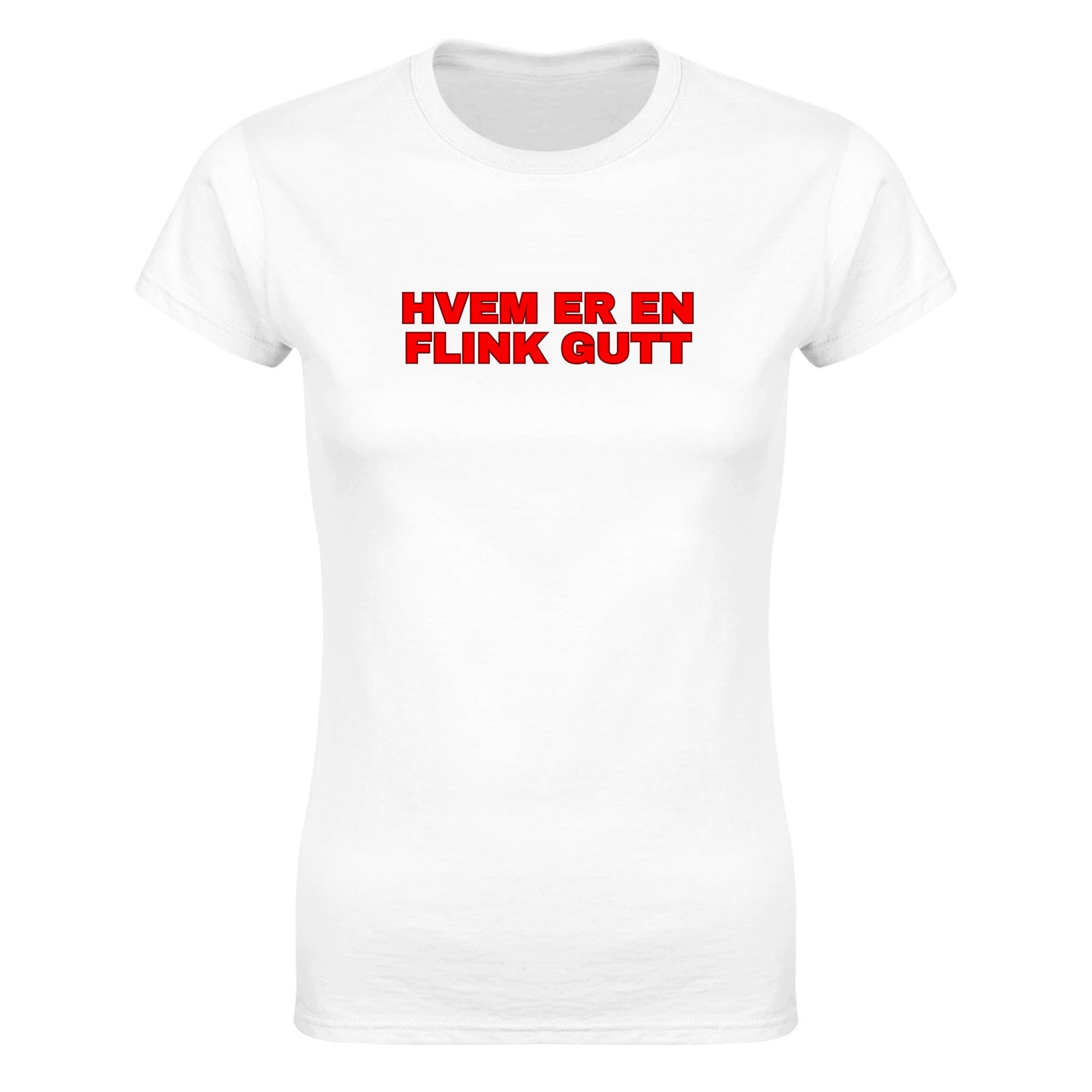 Hvem er en flink gutt - Dame t-skjorte – White