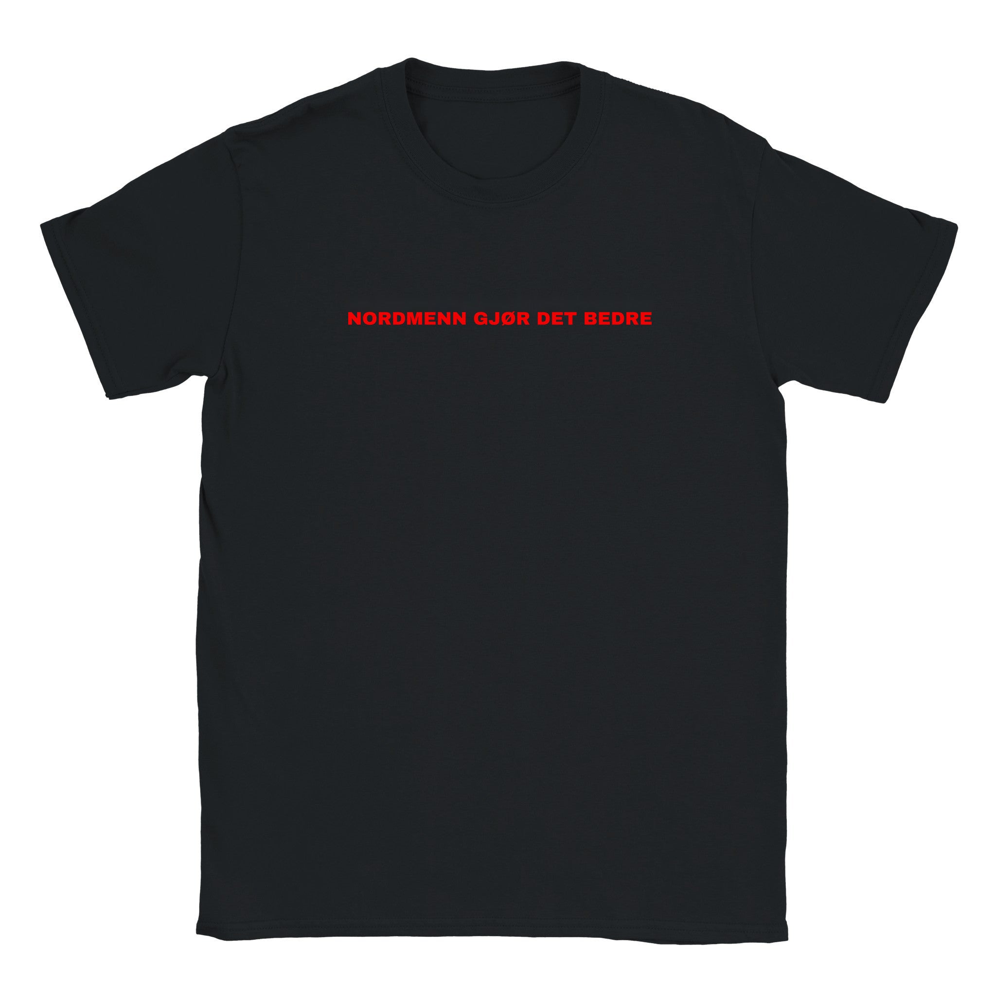 Nordmenn gjør det bedre - Baby tee – Black