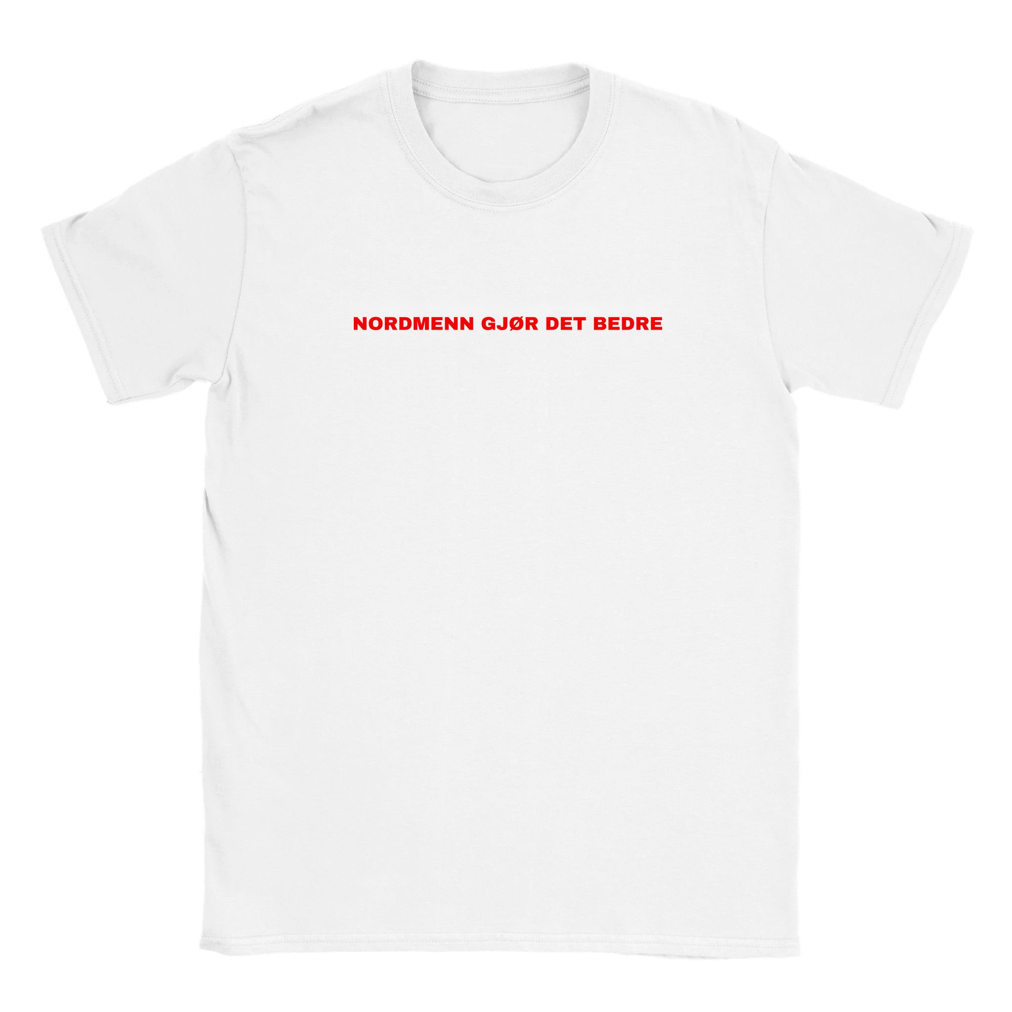 Nordmenn gjør det bedre - Baby tee – White
