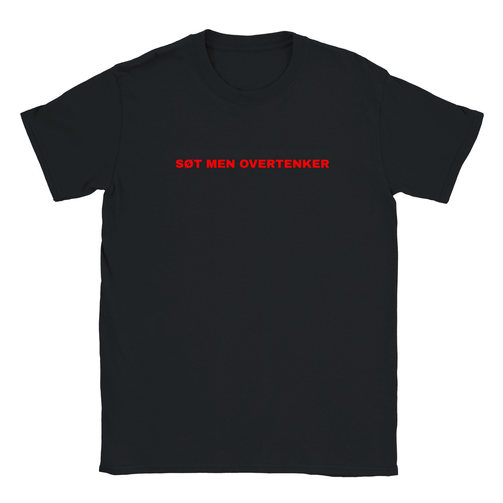 Søt men overtenker - Baby tee – Black