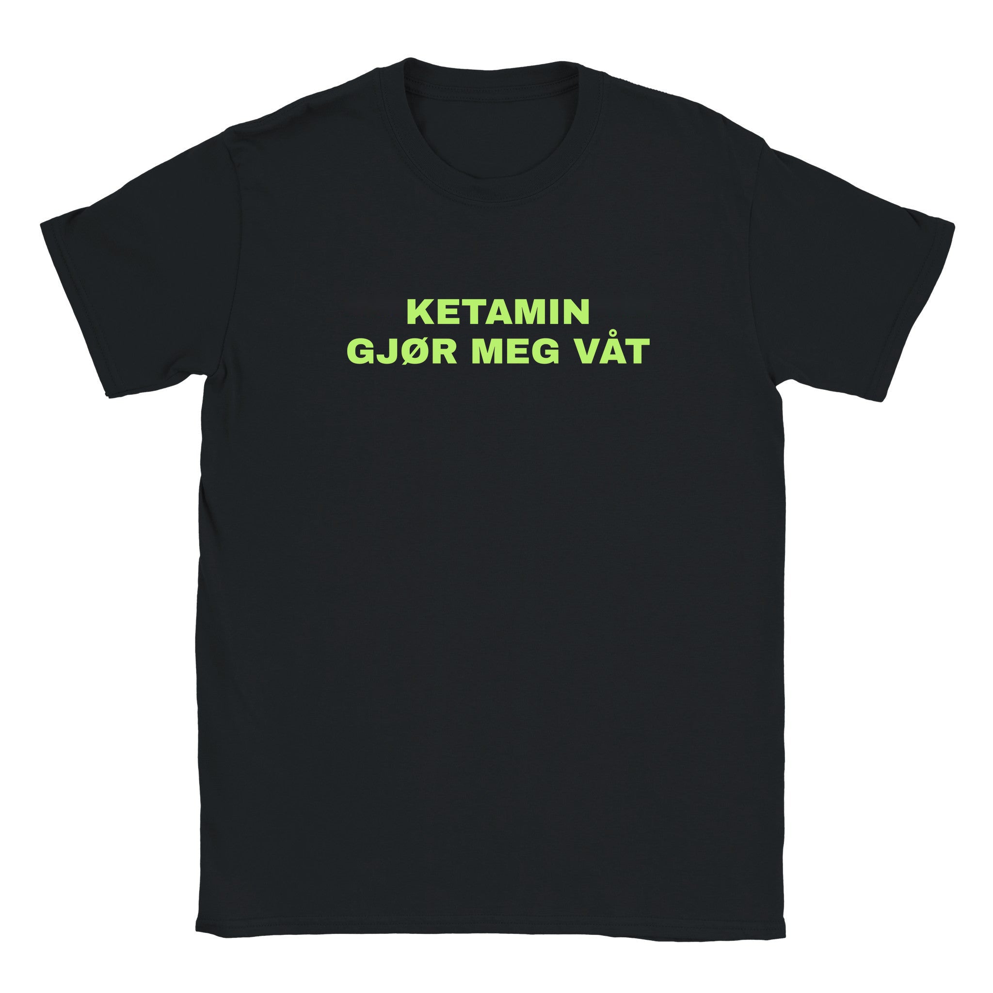 Ketamin gjør meg våt - Baby tee – Black