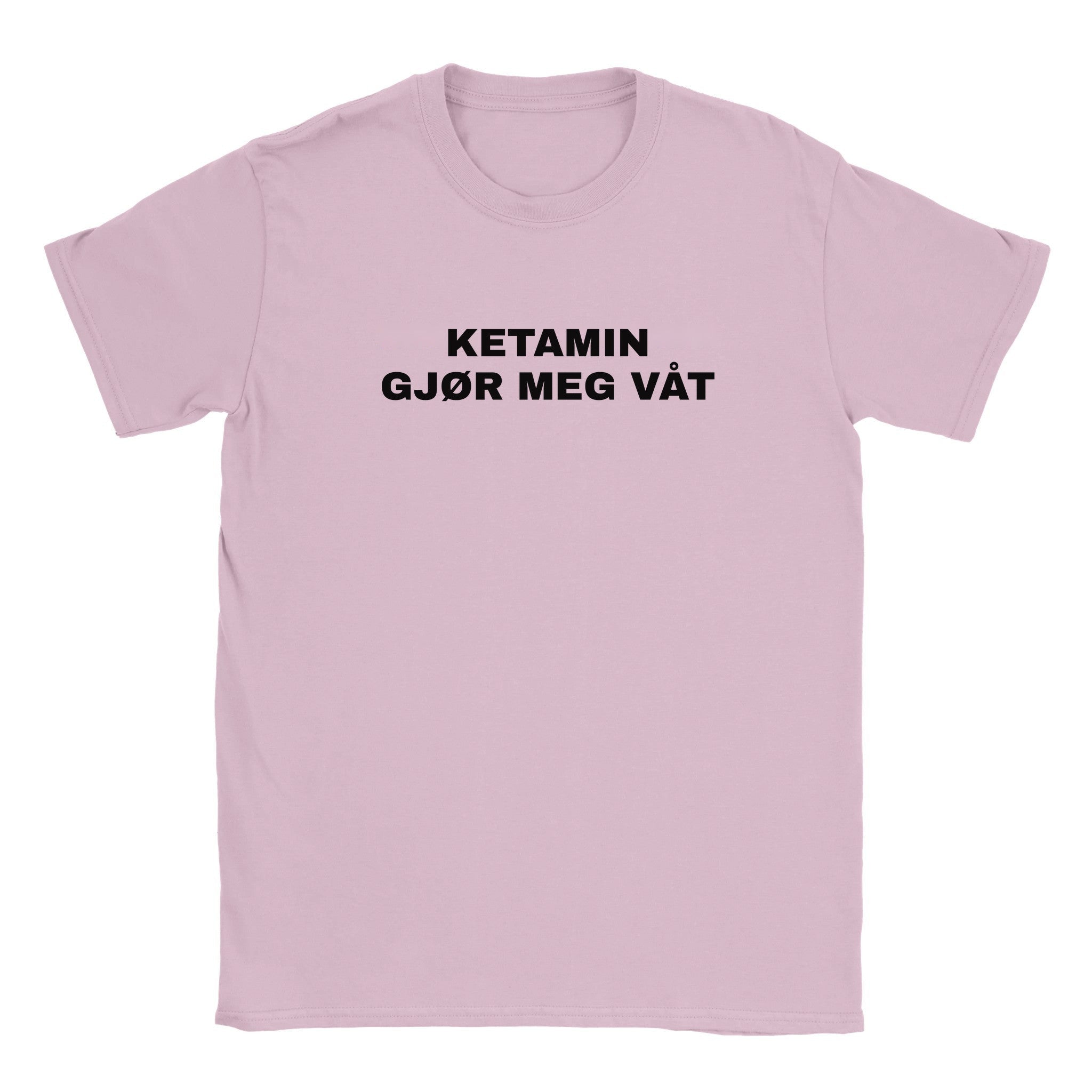 Ketamin gjør meg våt - Baby tee – Light Pink