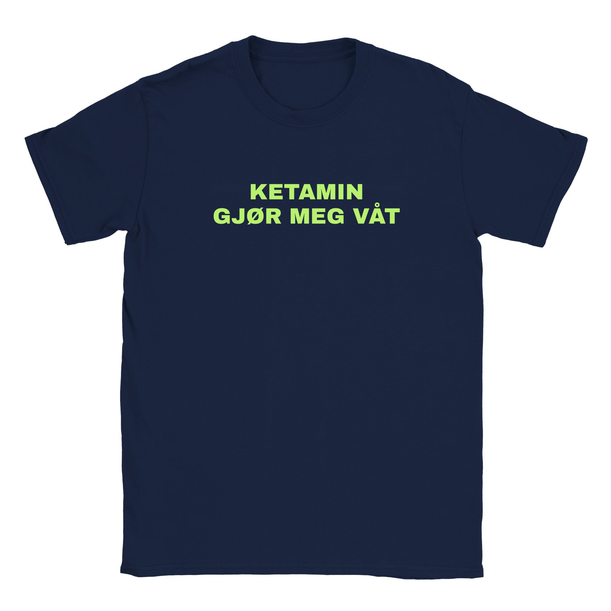 Ketamin gjør meg våt - Baby tee – Navy