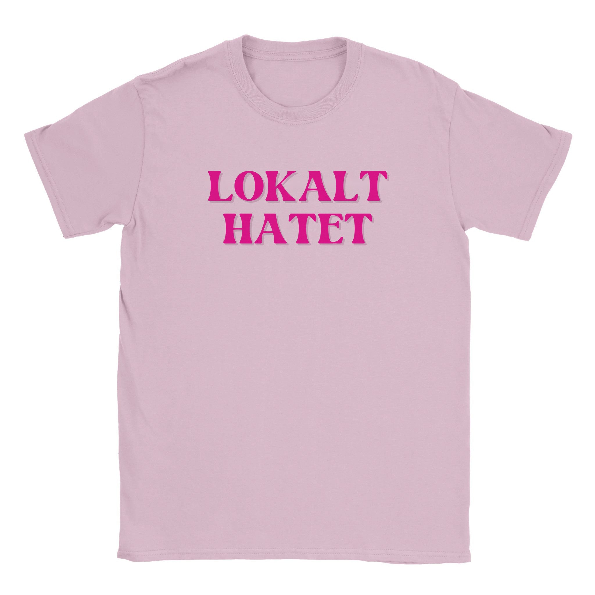 Lokalt hatet - Baby tee – Light Pink
