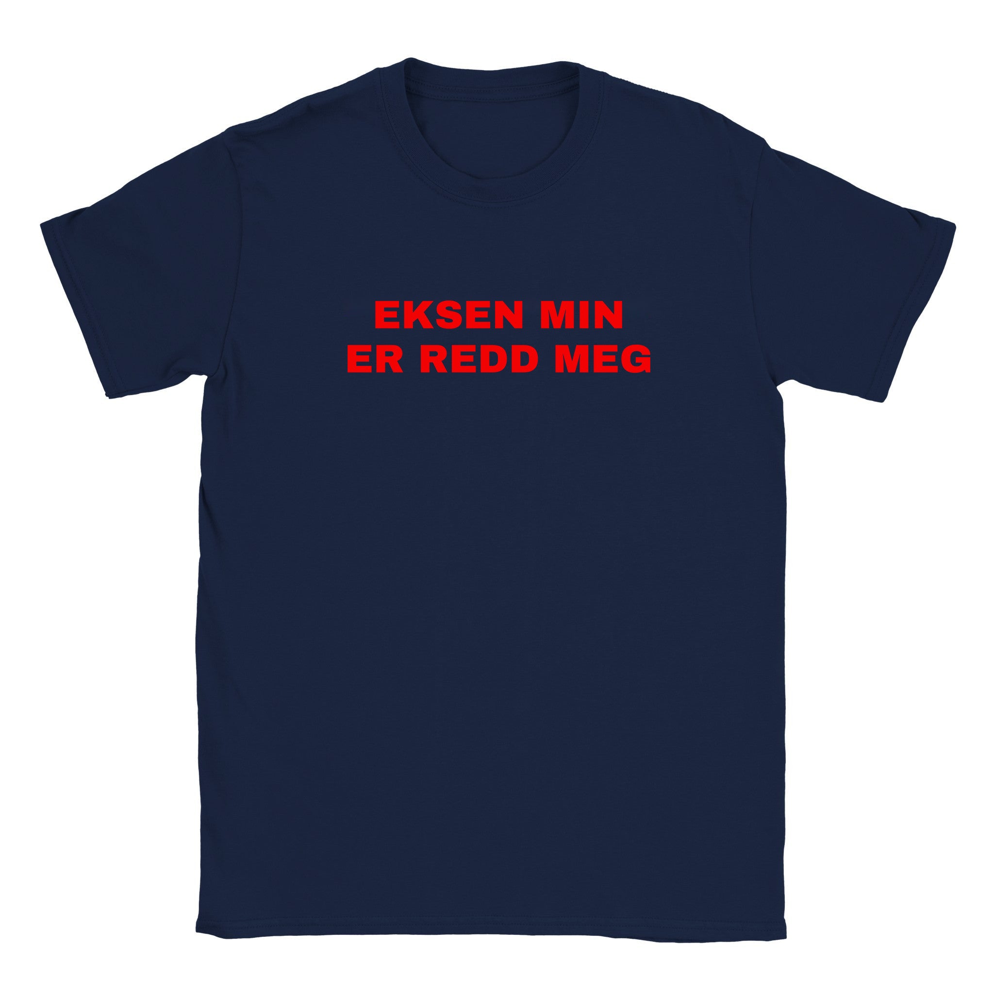 Eksen min er redd meg - Baby tee – Navy