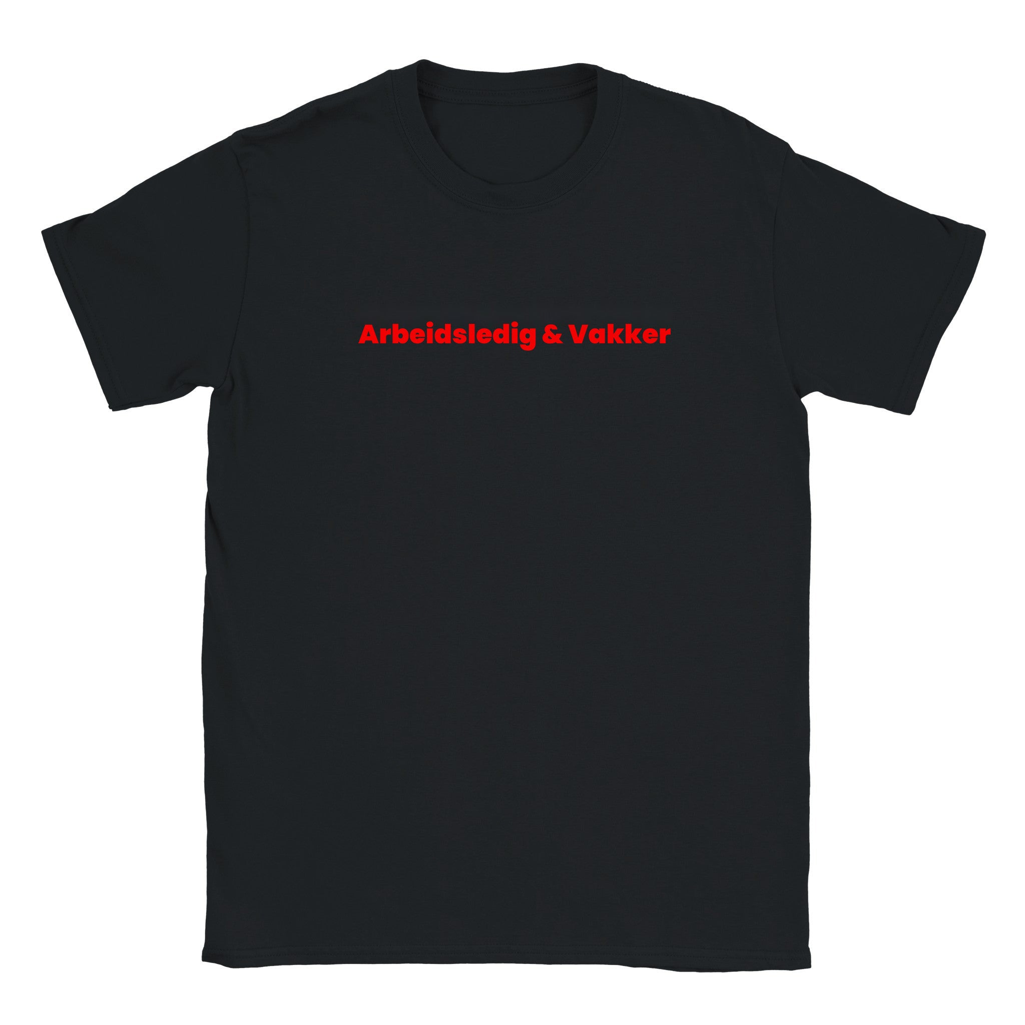 Arbeidsledig & vakker - Baby tee – Black