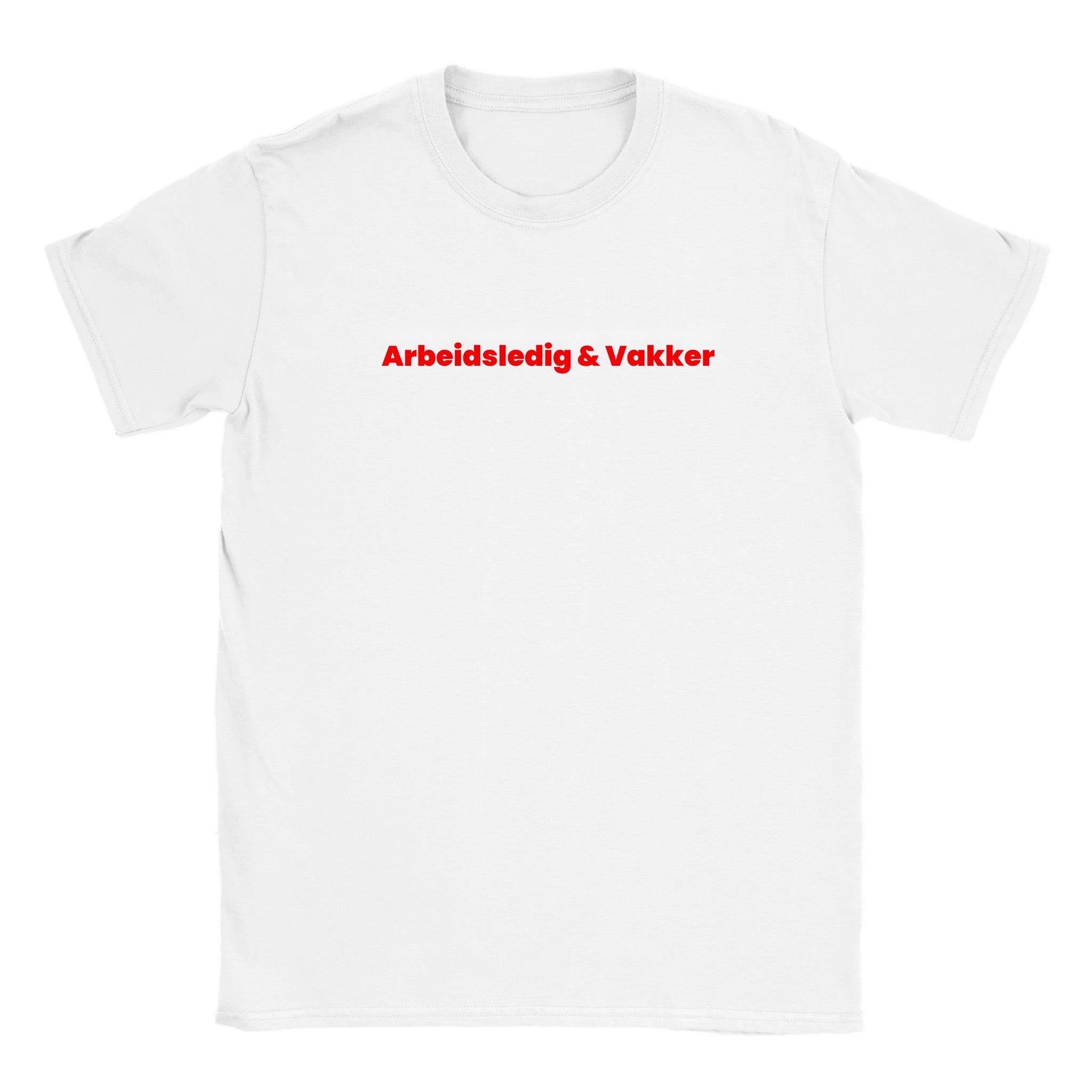 Arbeidsledig & vakker - Baby tee – White