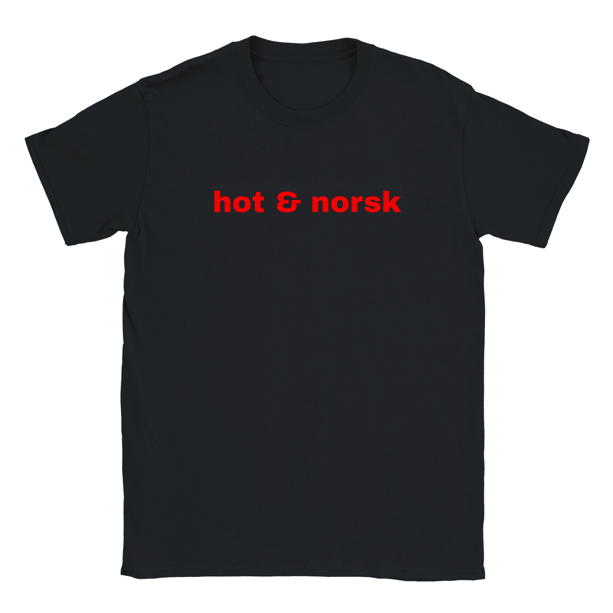 Hot & norsk - Baby tee – Black