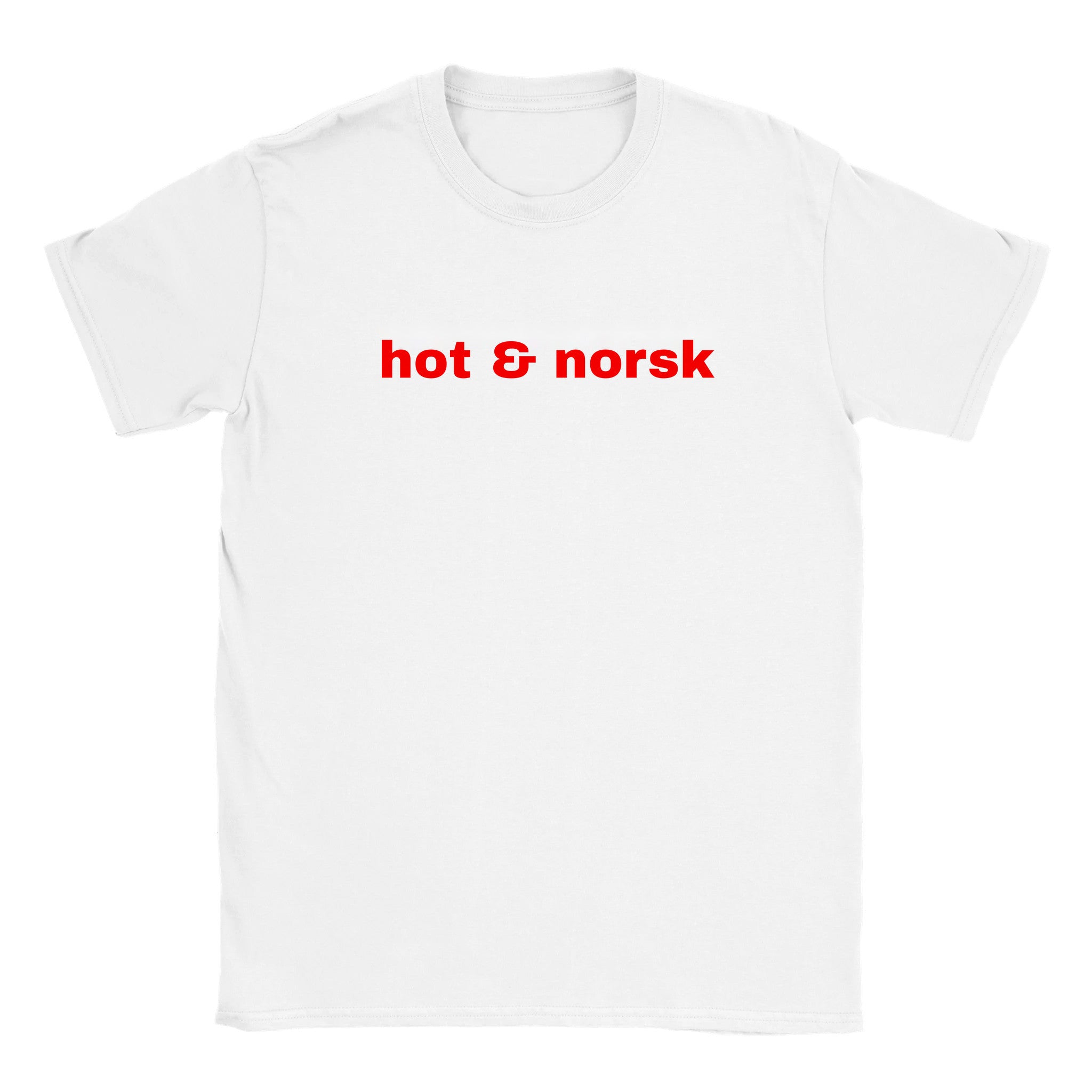 Hot & norsk - Baby tee – White