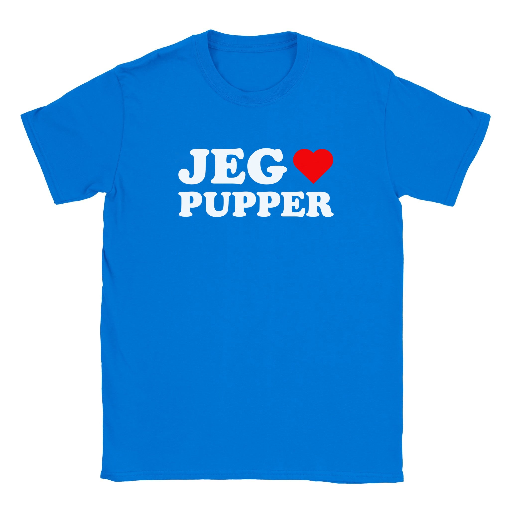 Jeg elsker pupper - Baby tee – Royal
