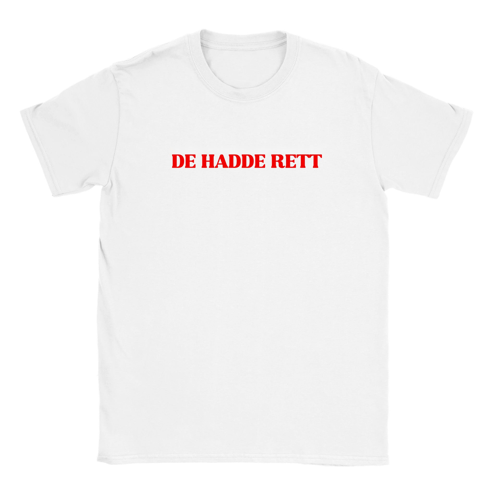 De hadde rett - Baby tee – White