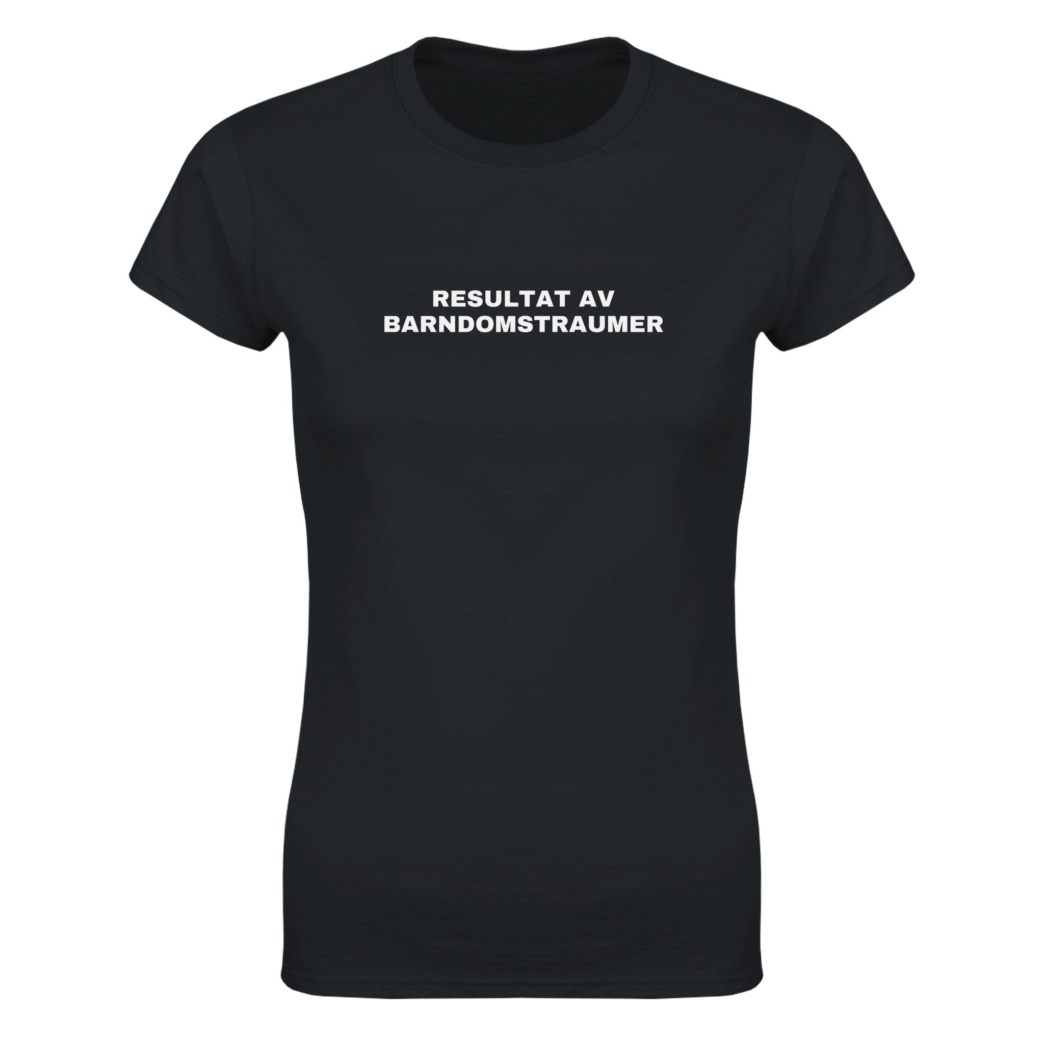 Resultat av barndomstraumer - Dame t-skjorte – Black