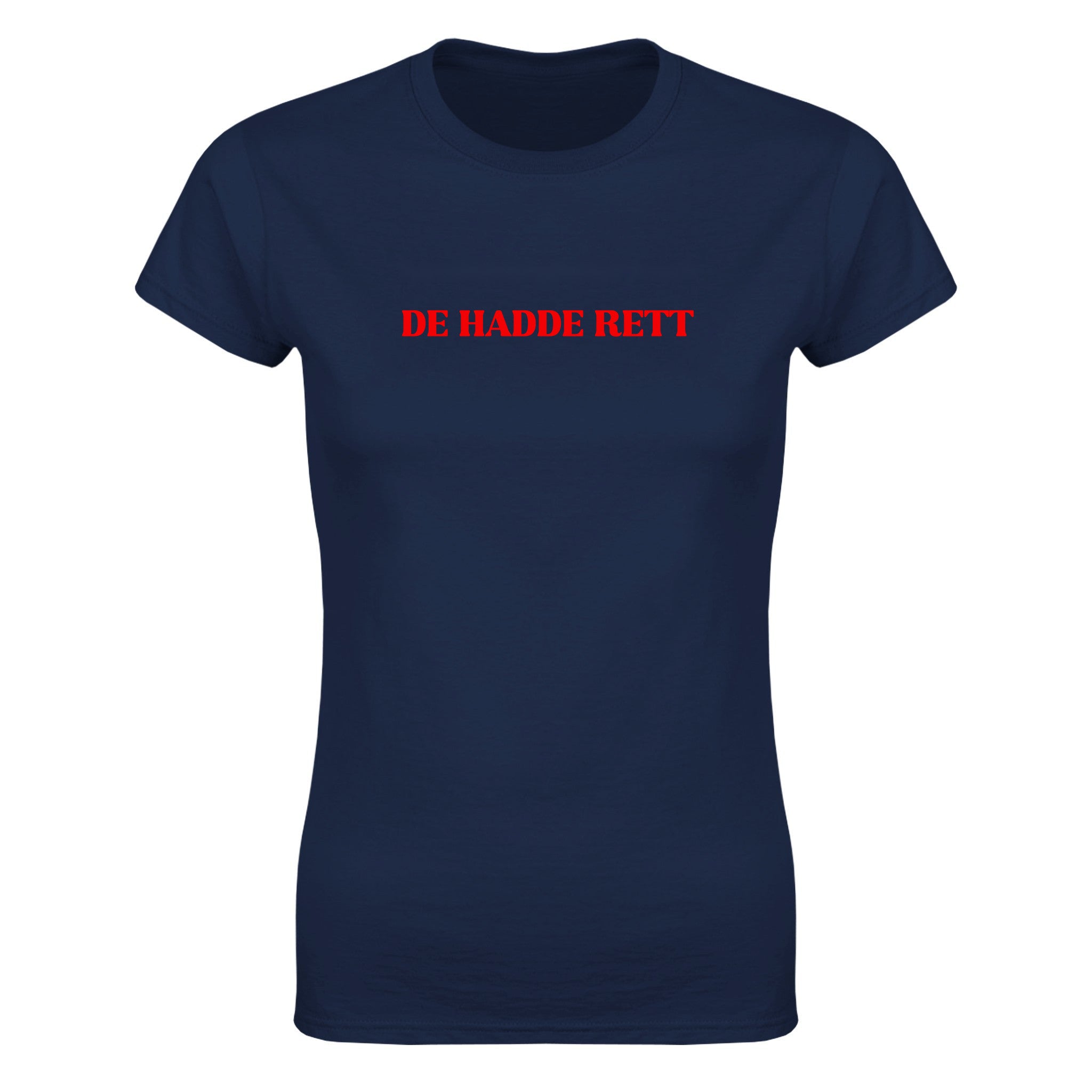 De hadde rett - Dame t-skjorte – Navy