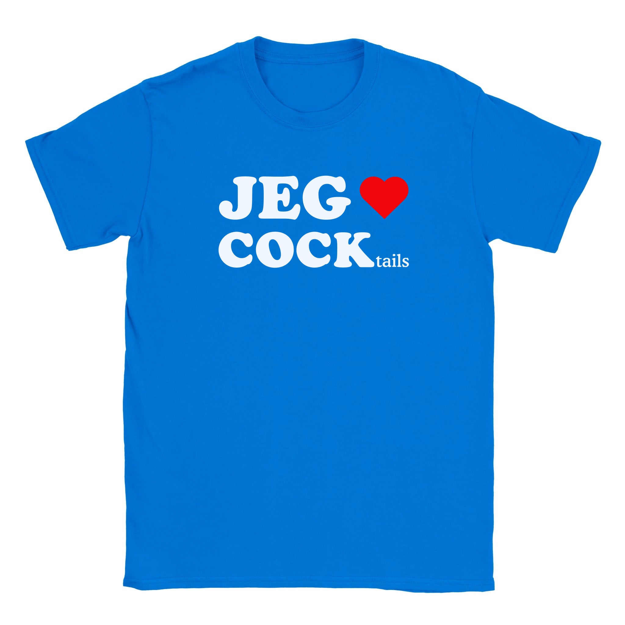 Jeg elsker cock tails - Baby tee – Royal