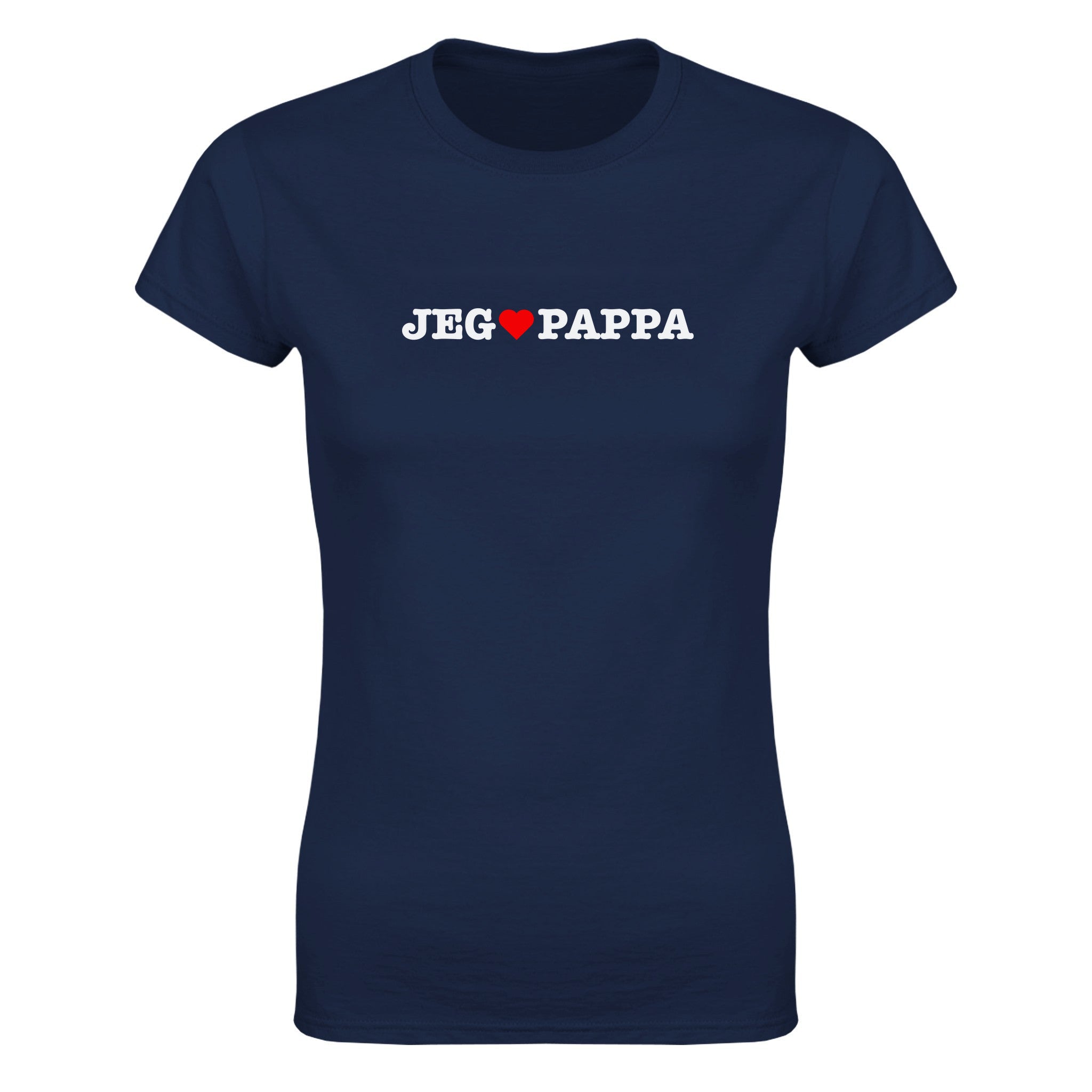Jeg elsker pappa - Dame t-skjorte – Navy