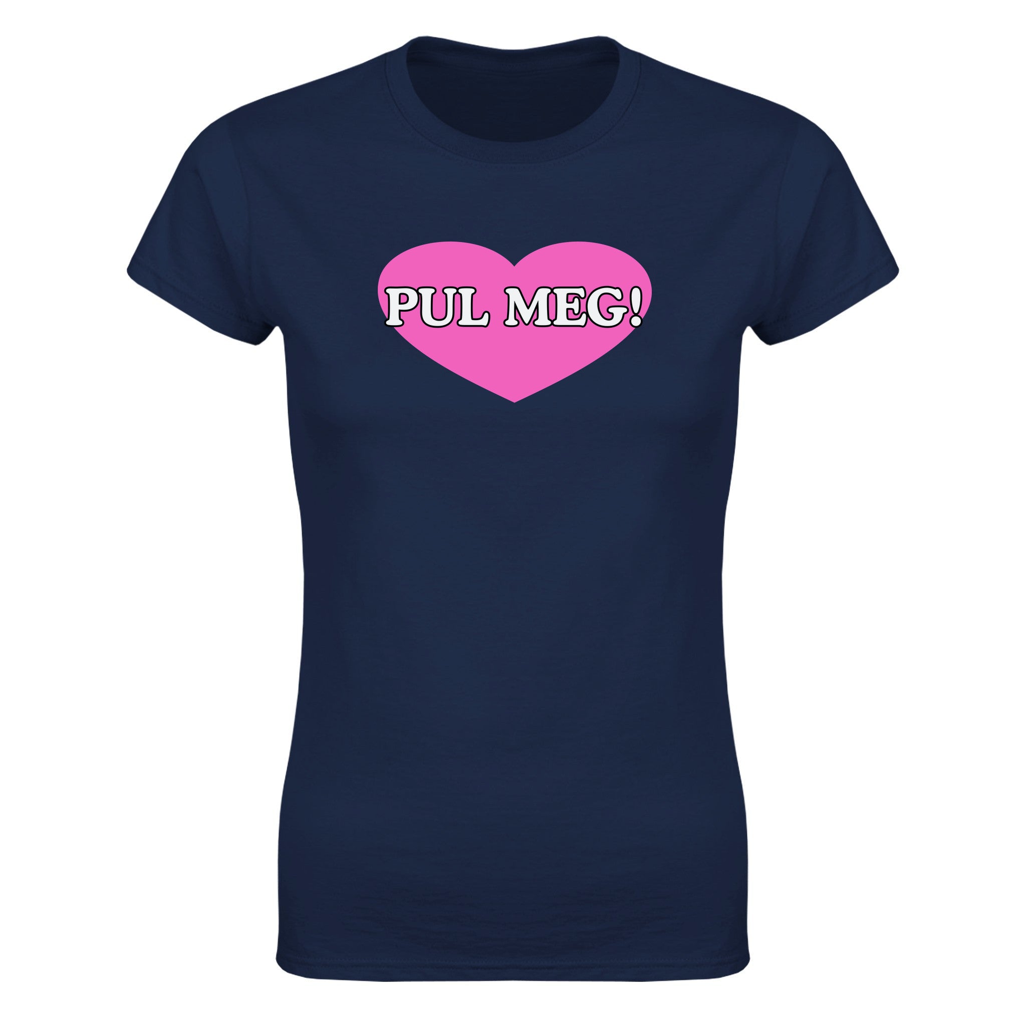 Pul meg! - Dame t-skjorte – Navy