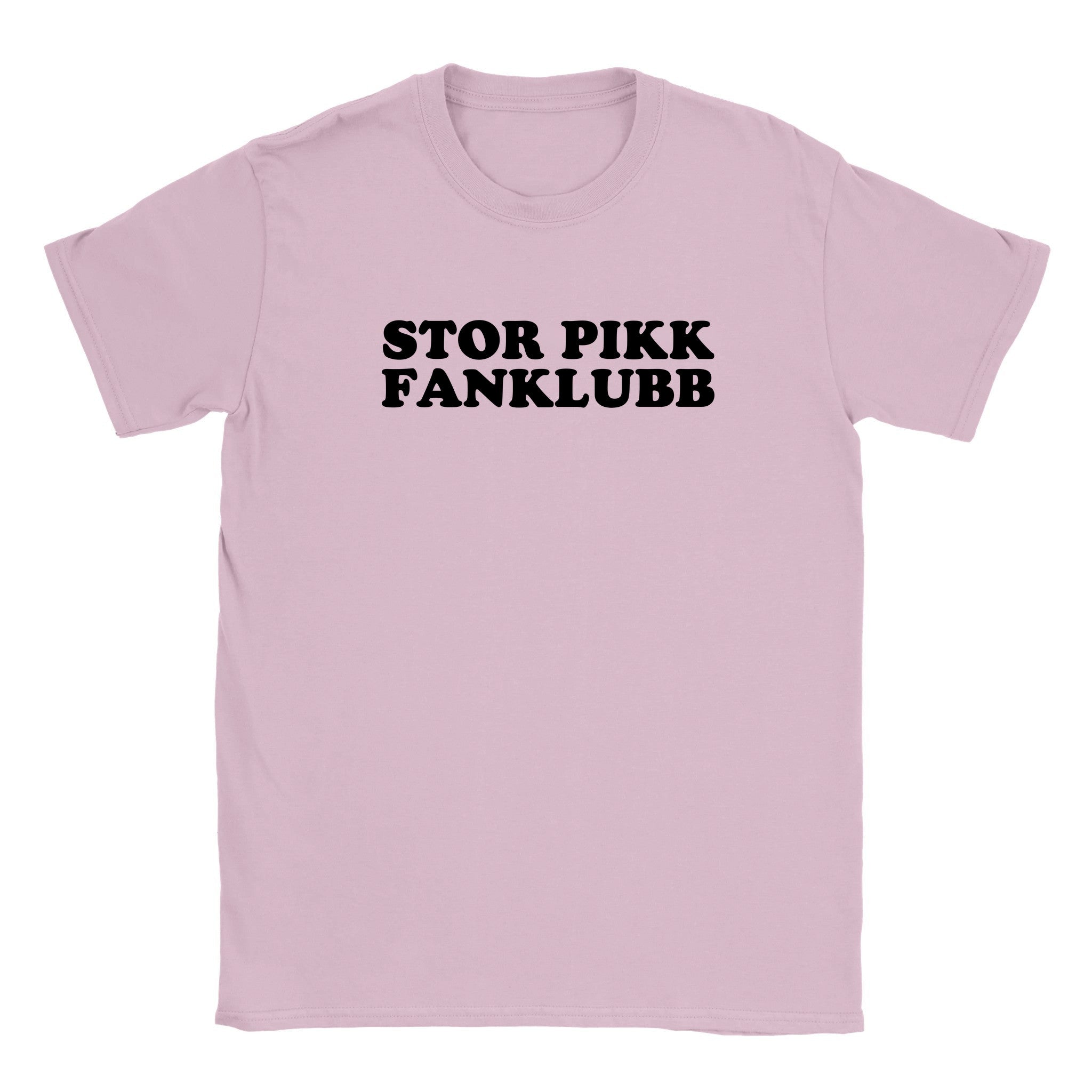 Stor pikk fanklubb - Baby tee – Light Pink