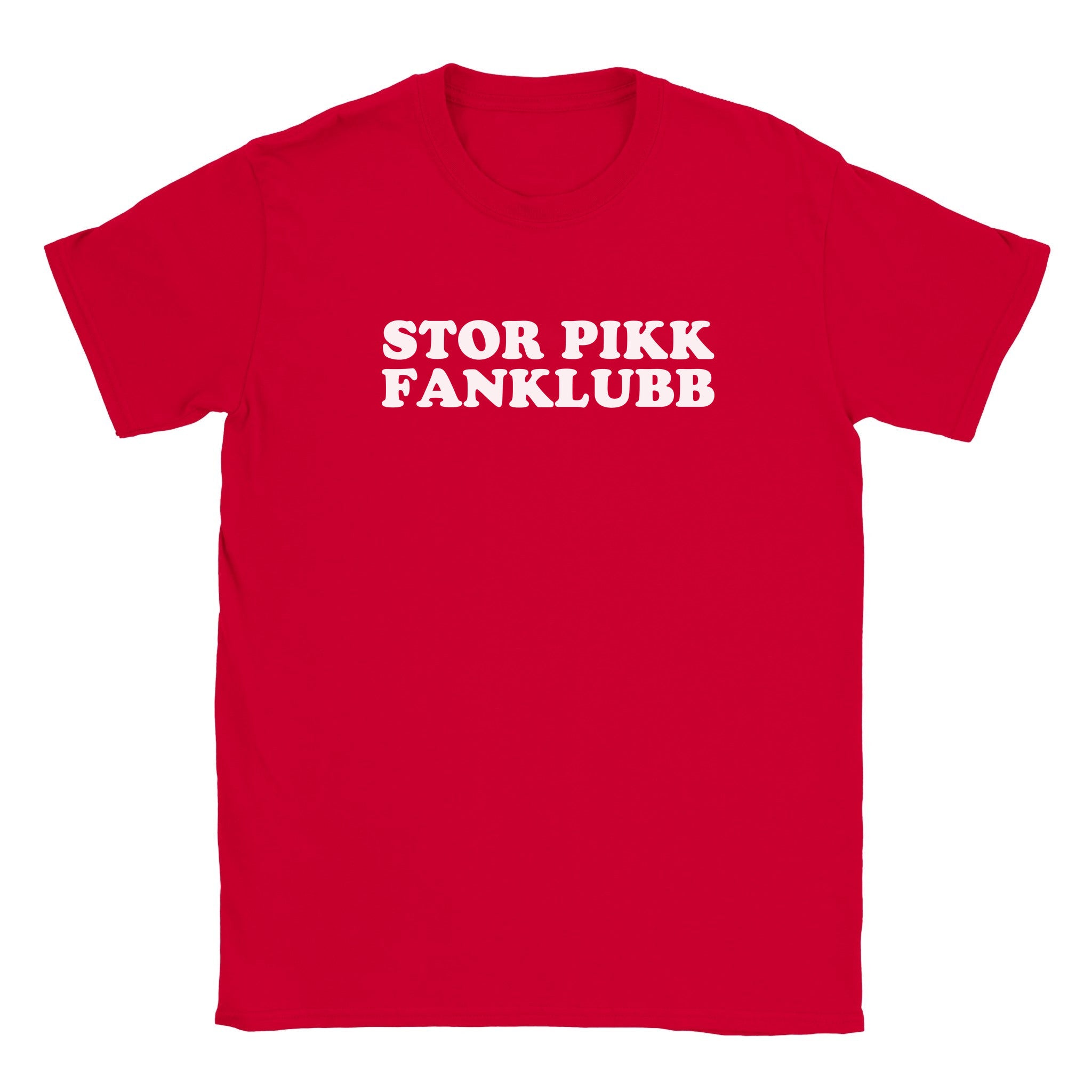 Stor pikk fanklubb - Baby tee – Red