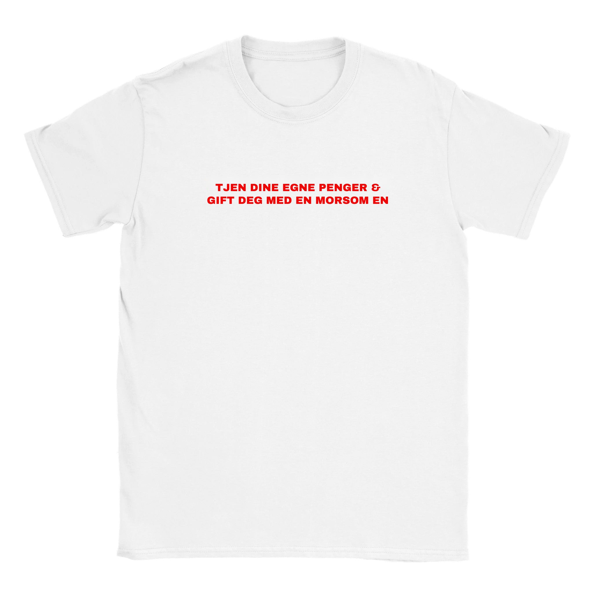 Tjen dine egne penger & gift deg med en morsom en - Baby tee – White