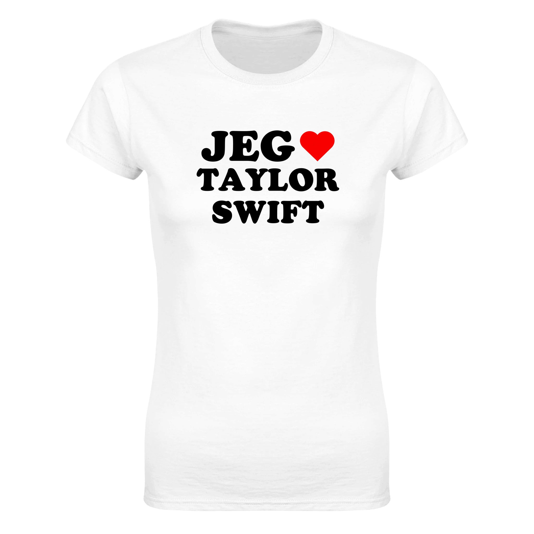 Jeg elsker Taylor Swift - Dame t-skjorte – White
