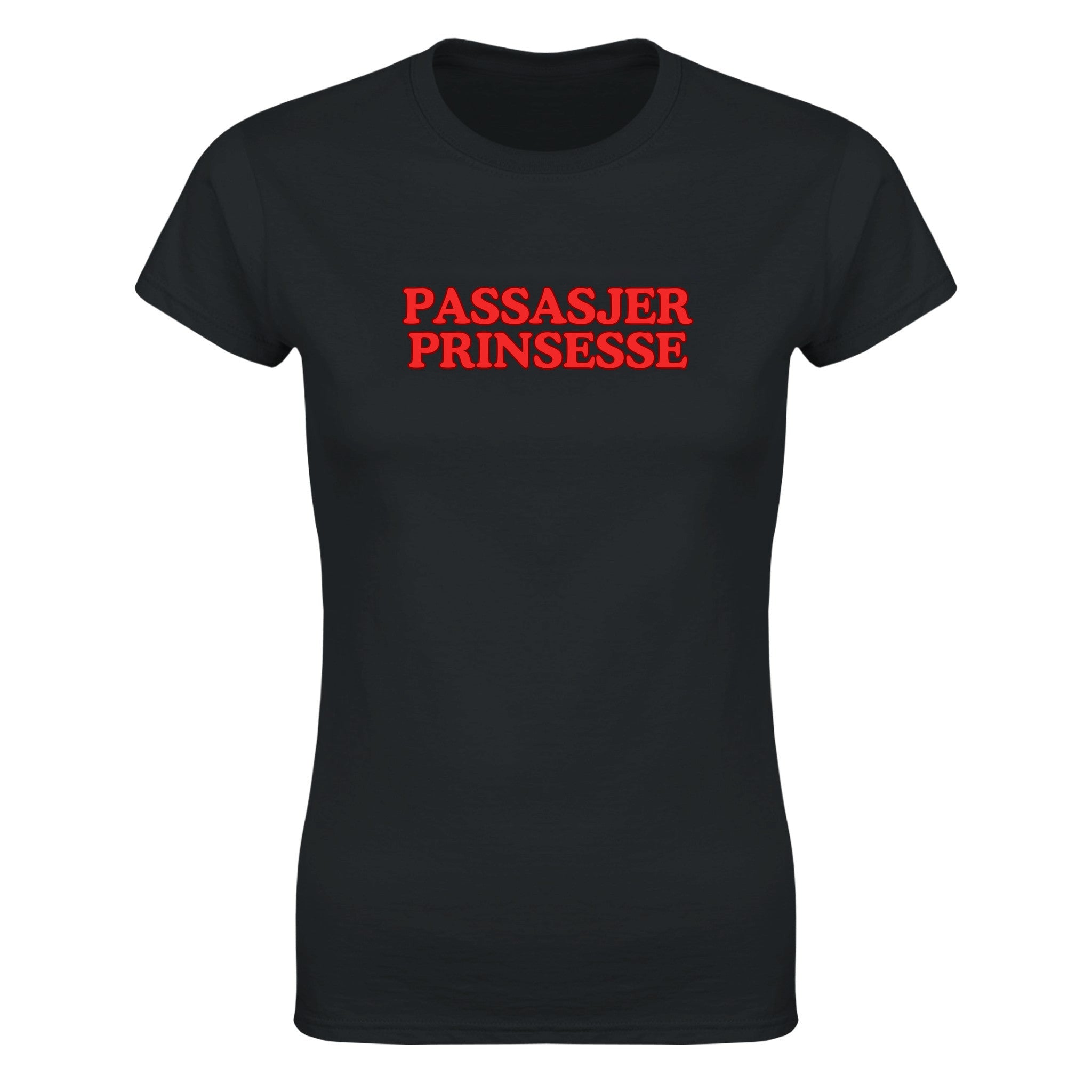 Passasjer prinsesse - Dame t-skjorte – Black