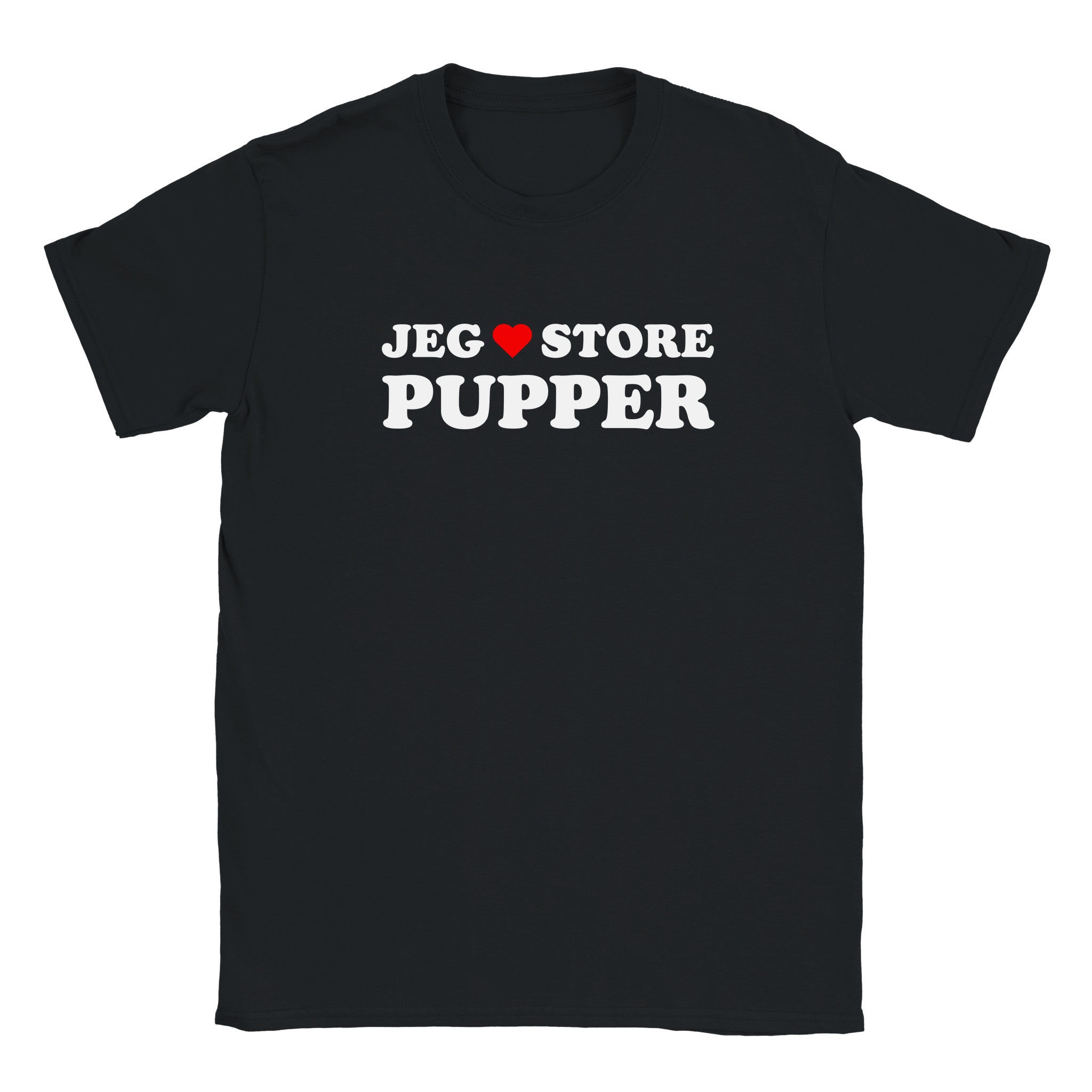Jeg elsker store pupper - Baby tee – Black