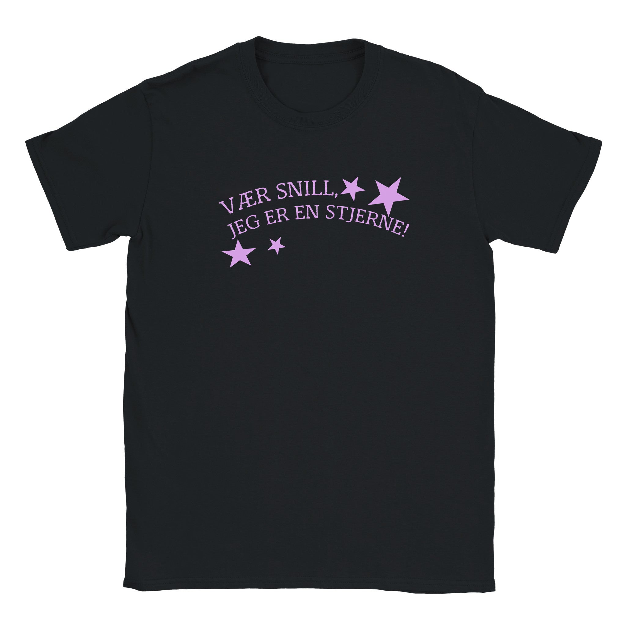 Please, i’m a star! - Baby tee – Black