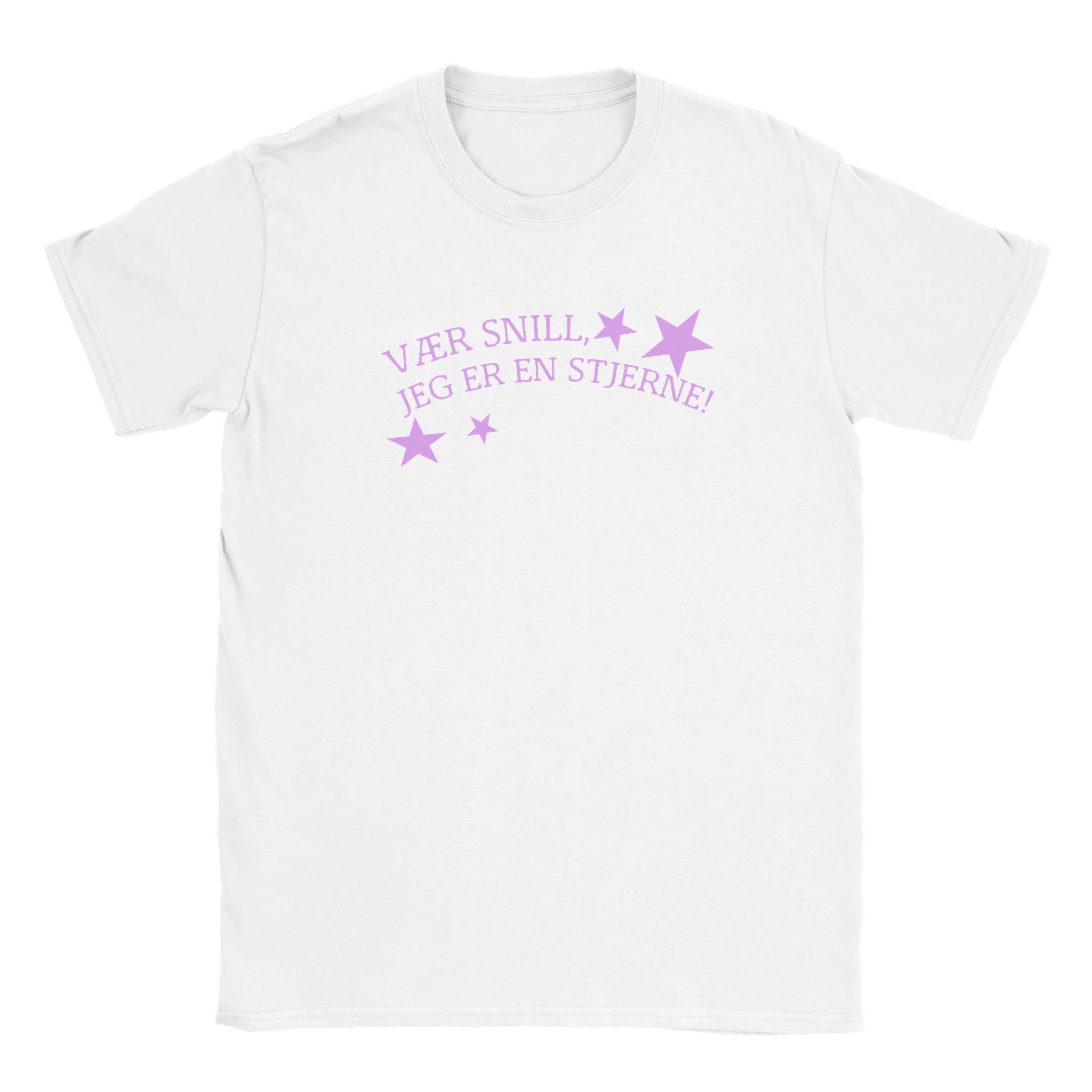 Please, i’m a star! - Baby tee – White