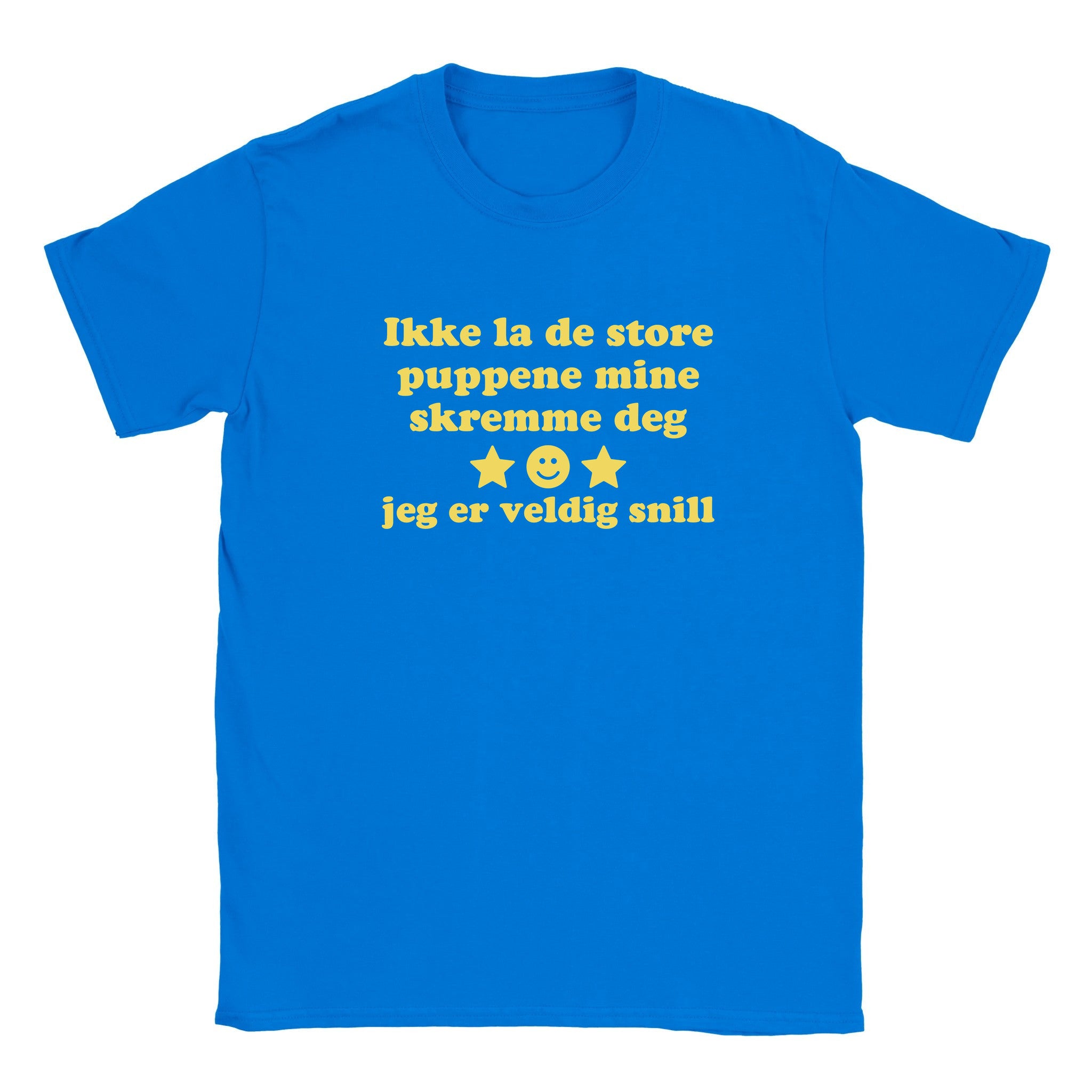 Ikke la de store puppene mine skremme deg jeg er veldig snill - Baby tee – Royal