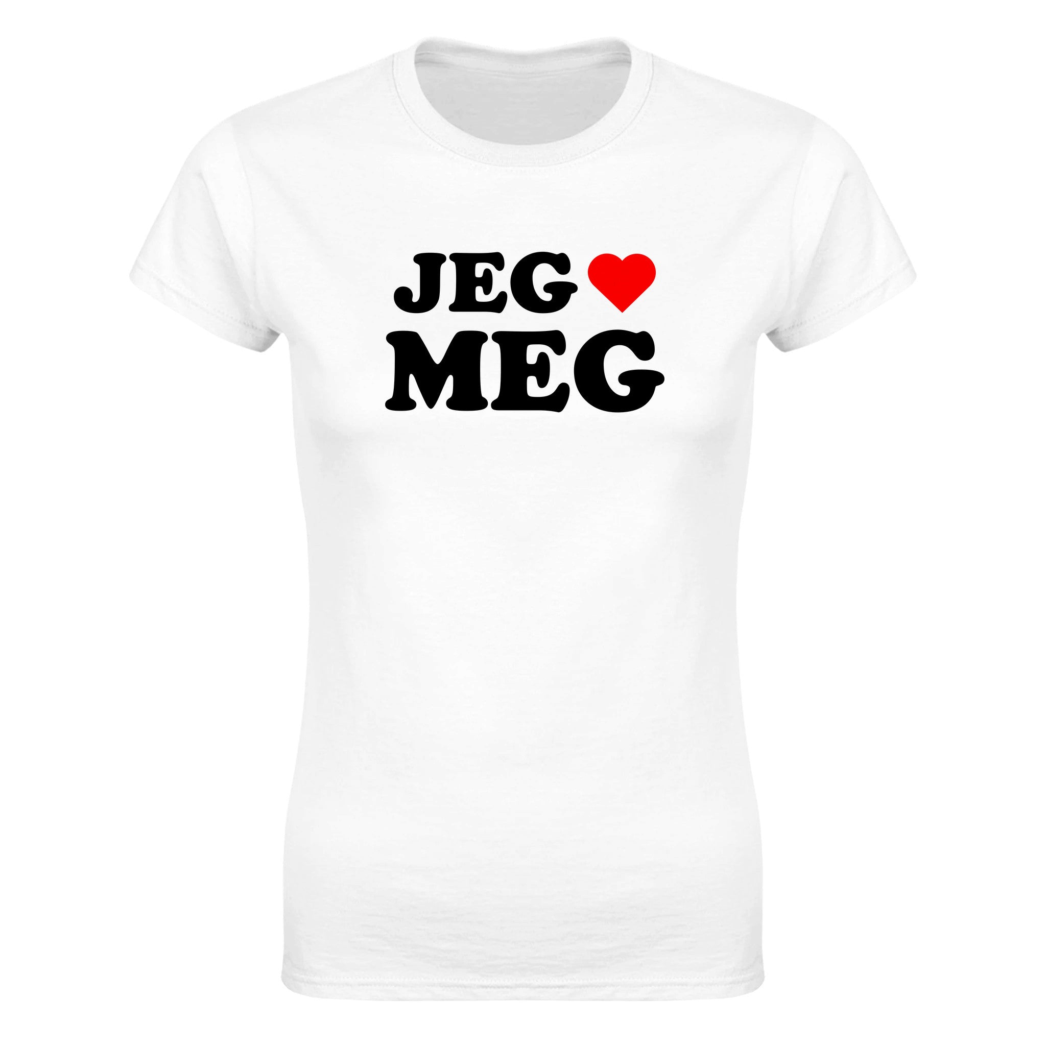 Jeg elsker meg - Dame t-skjorte – White