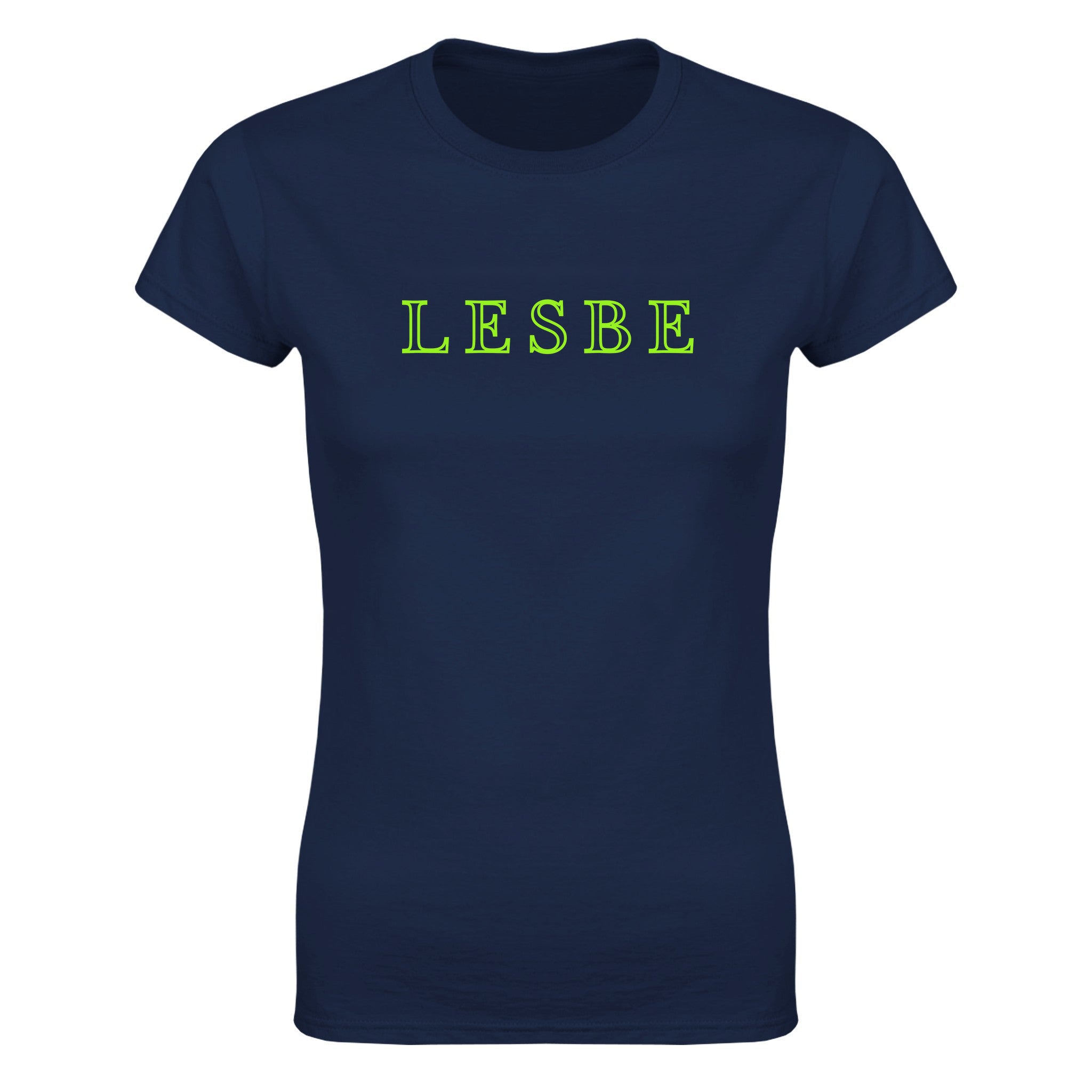 Lesbe - Dame t-skjorte – Navy