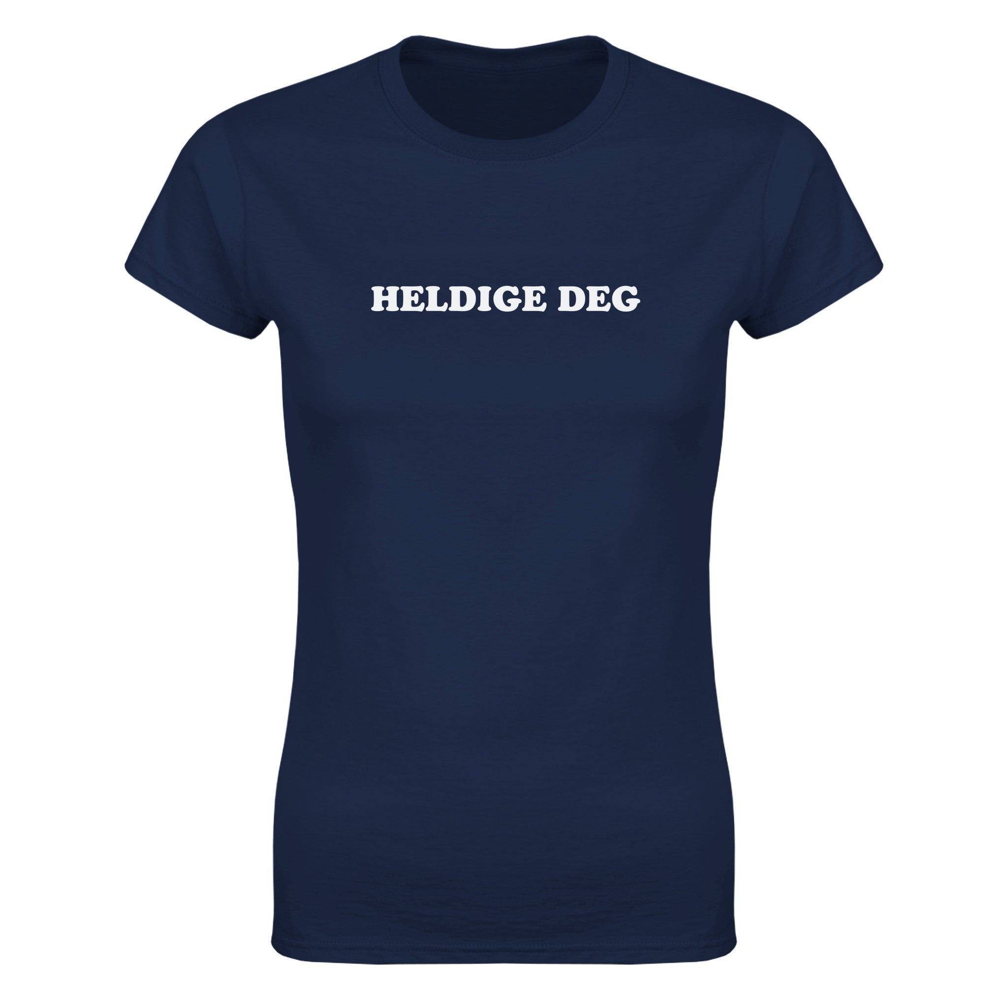 Heldige deg - Dame t-skjorte – Navy