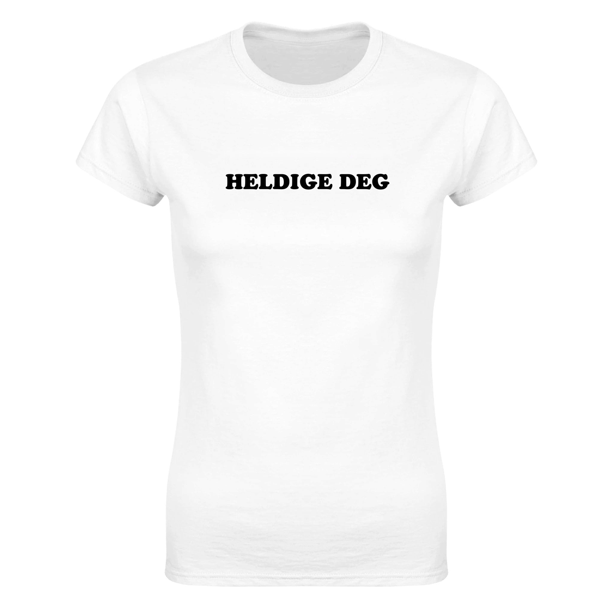 Heldige deg - Dame t-skjorte – White