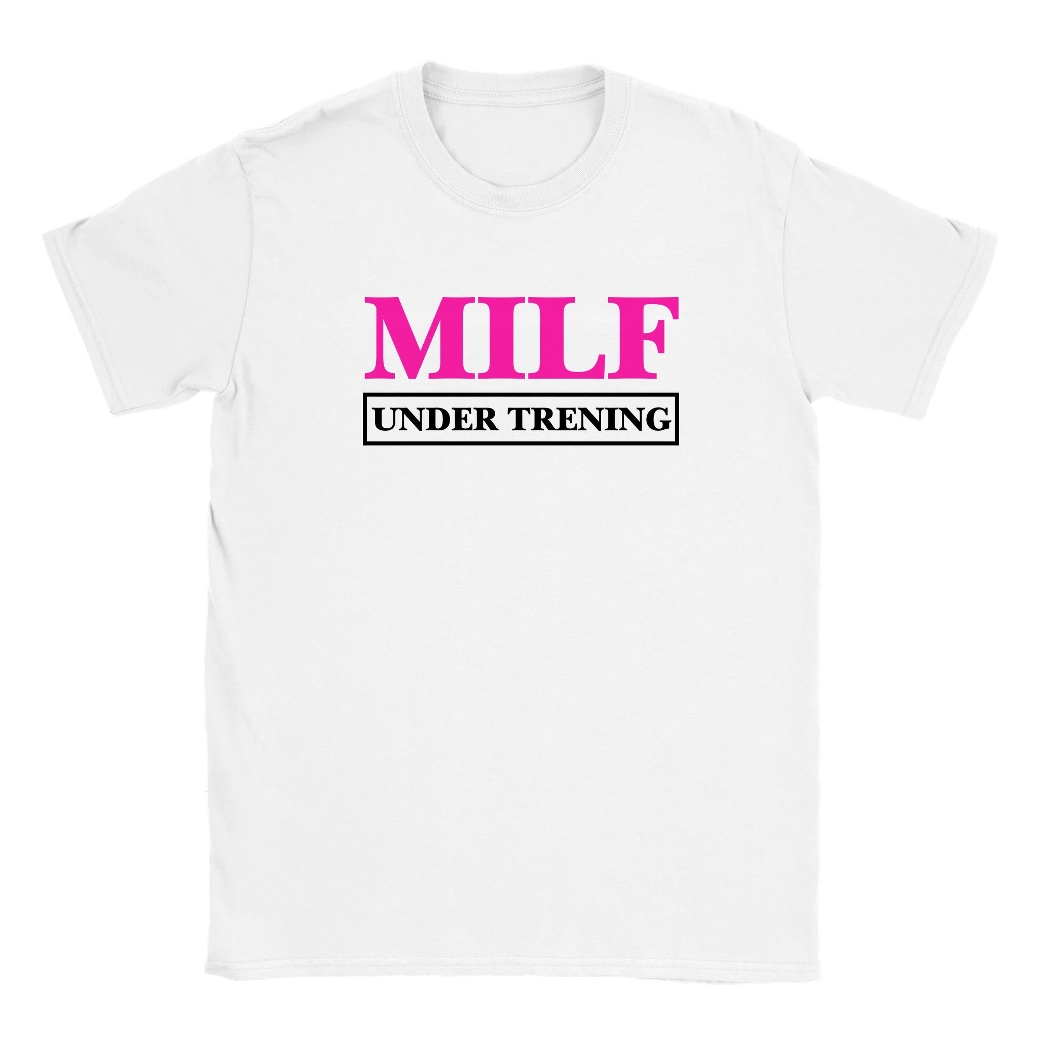 MILF under trening - Baby tee – White