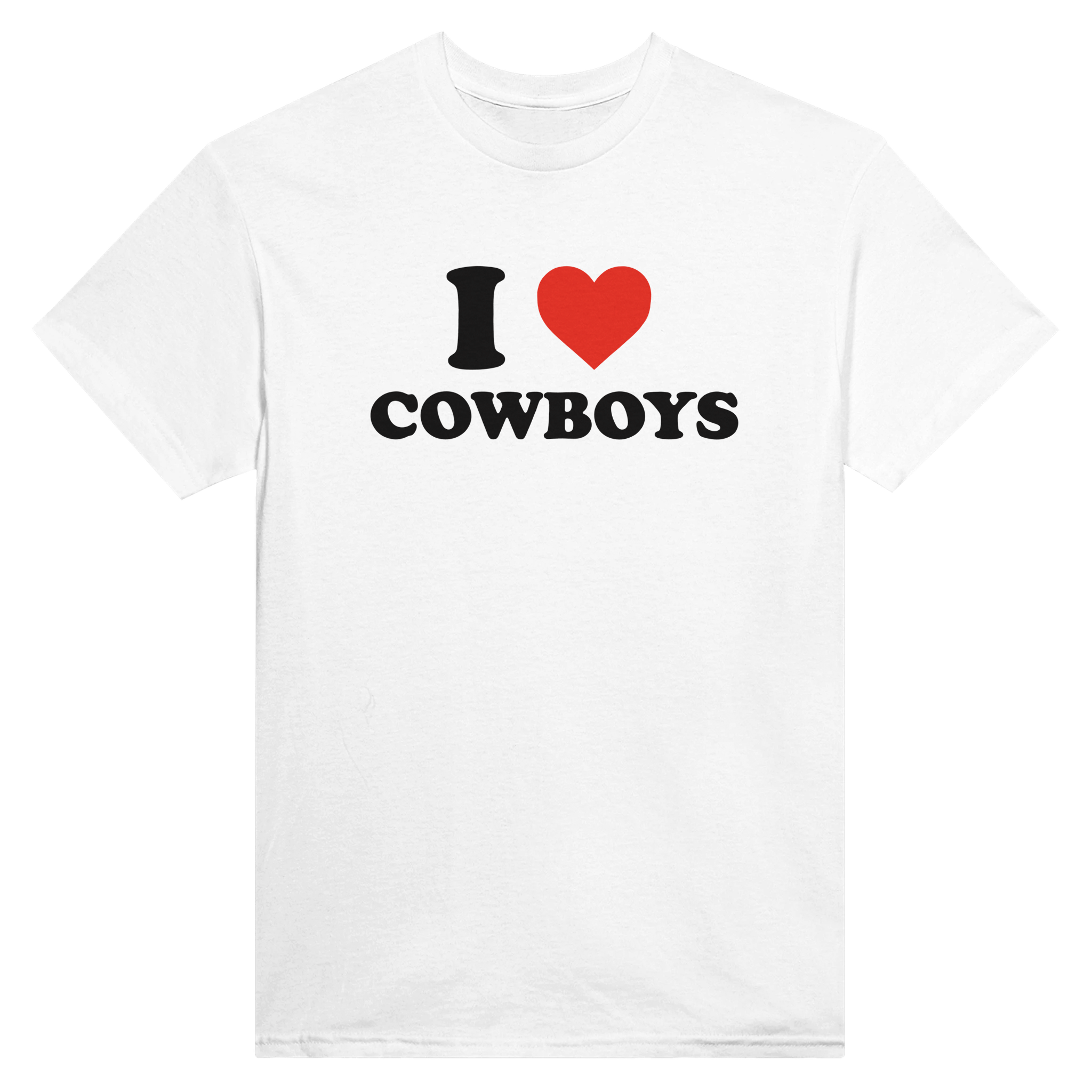I love cowboys – morsom t-skjorte fra Køddeklær