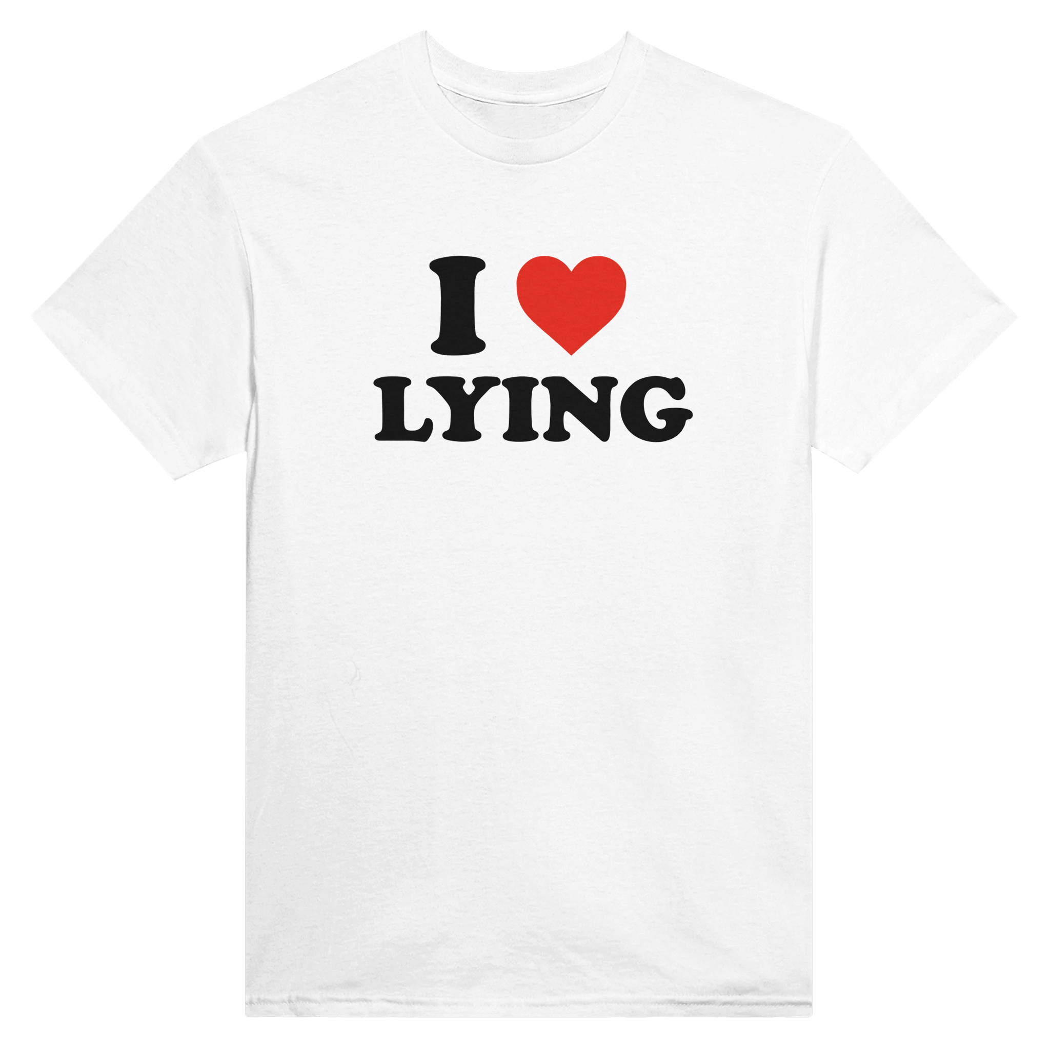 I love lying – morsom t-skjorte fra Køddeklær